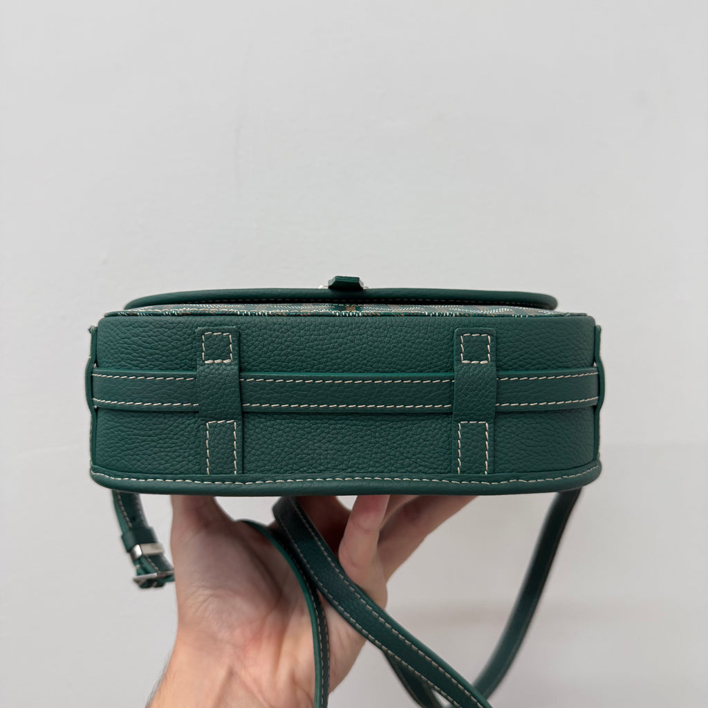 Goyard Belvedere MM Messenger Sidebag Green