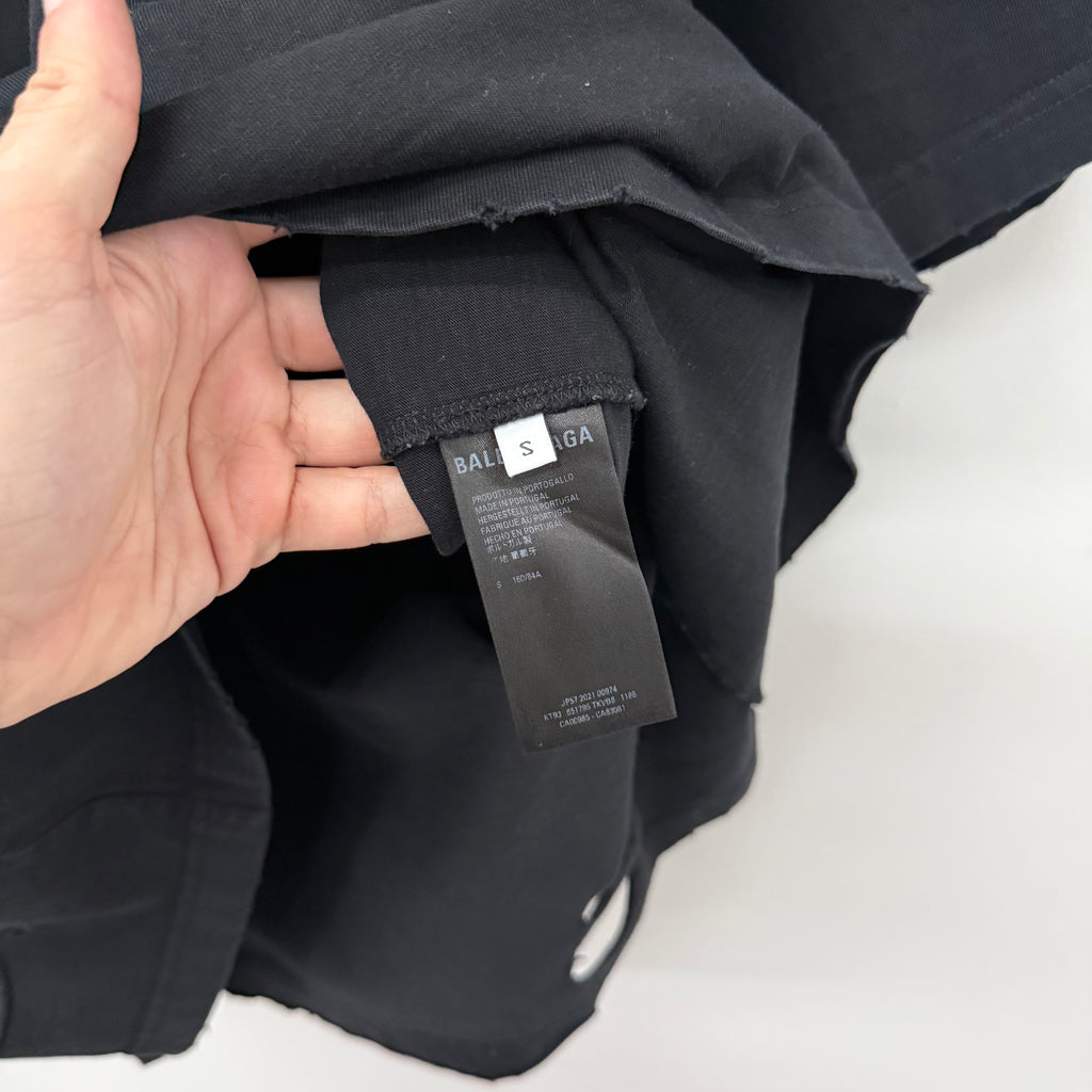Balenciaga Black Holes Shirt - Size S