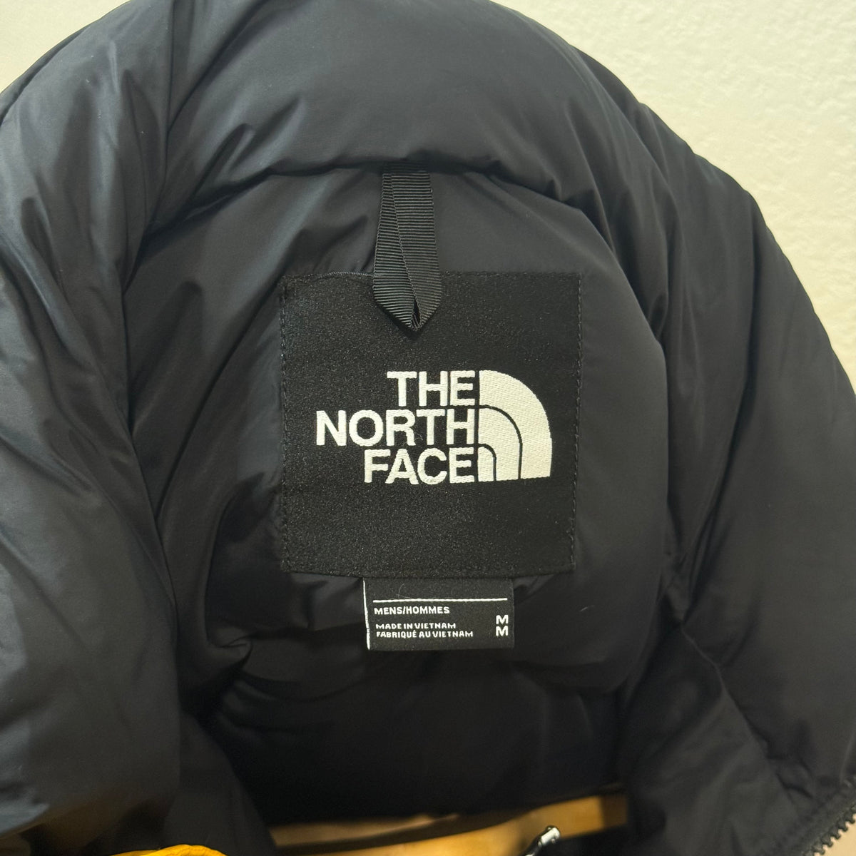 The North Face Yellow Puffer Jacket - Size M