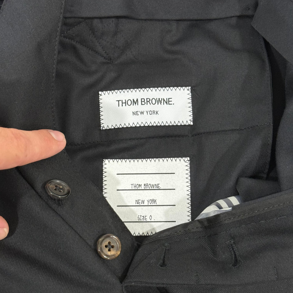 Thom Browne Twill Wool Dress Shorts - Size 0 (28-30)