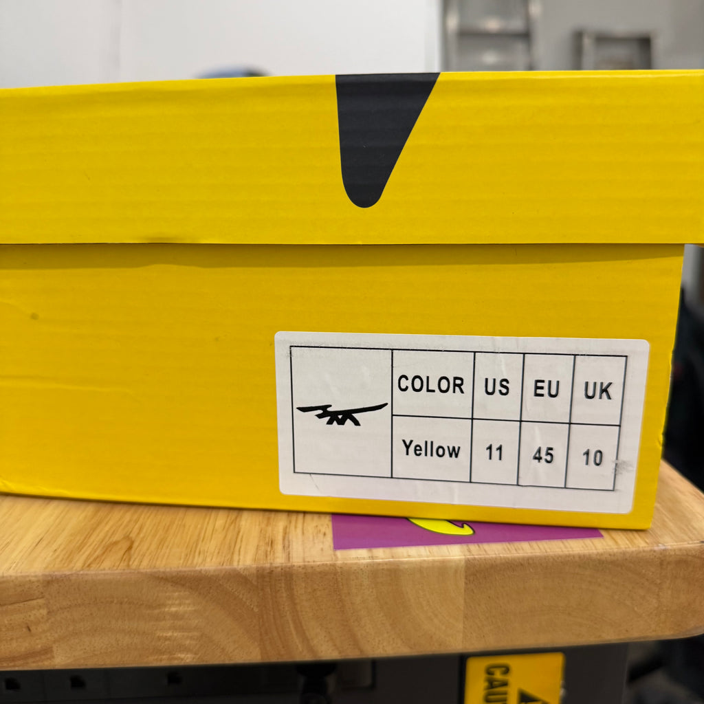 HMDD Samurai Yellow Sneakers - Size 11