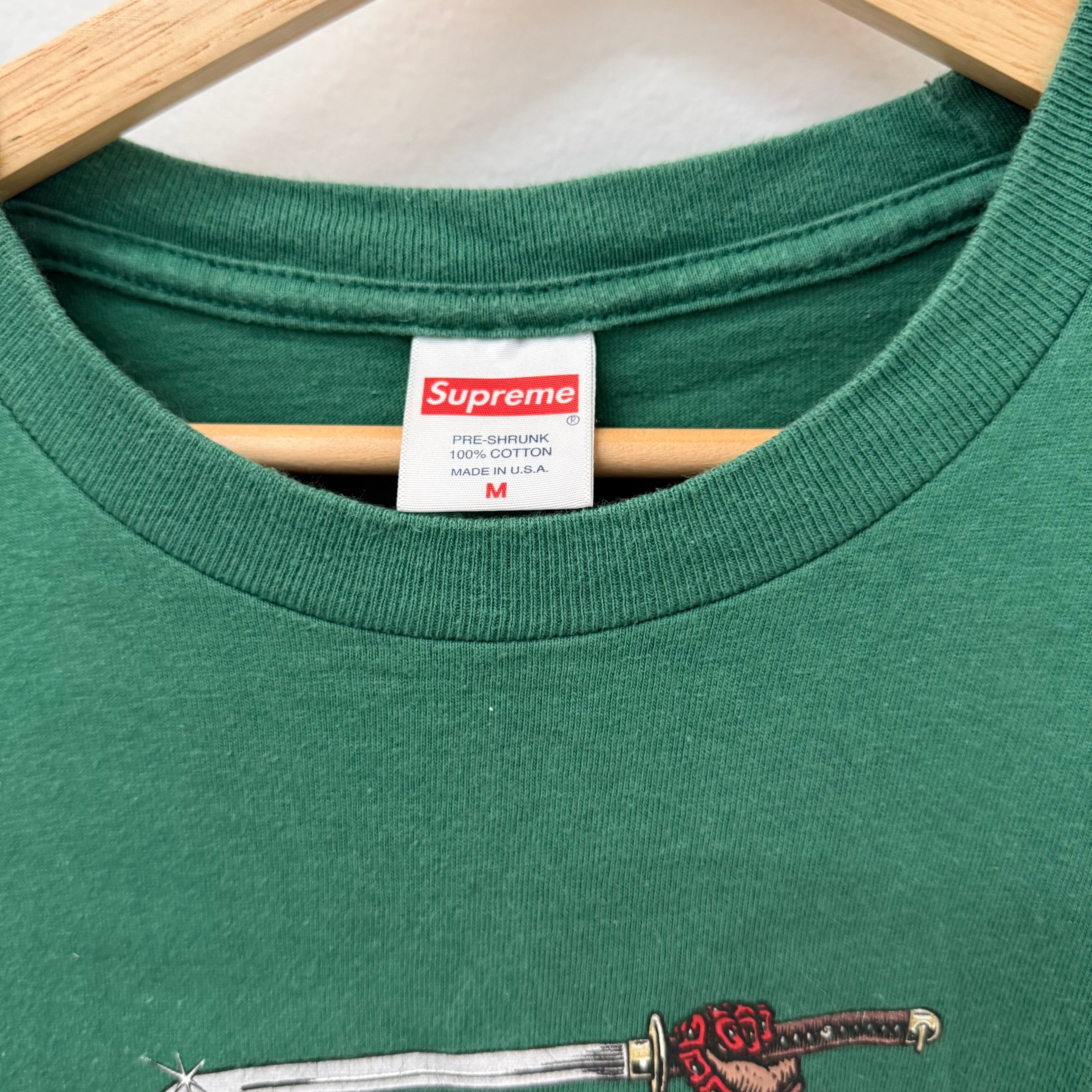 Supreme Green Samurai T-Shirt - Size M