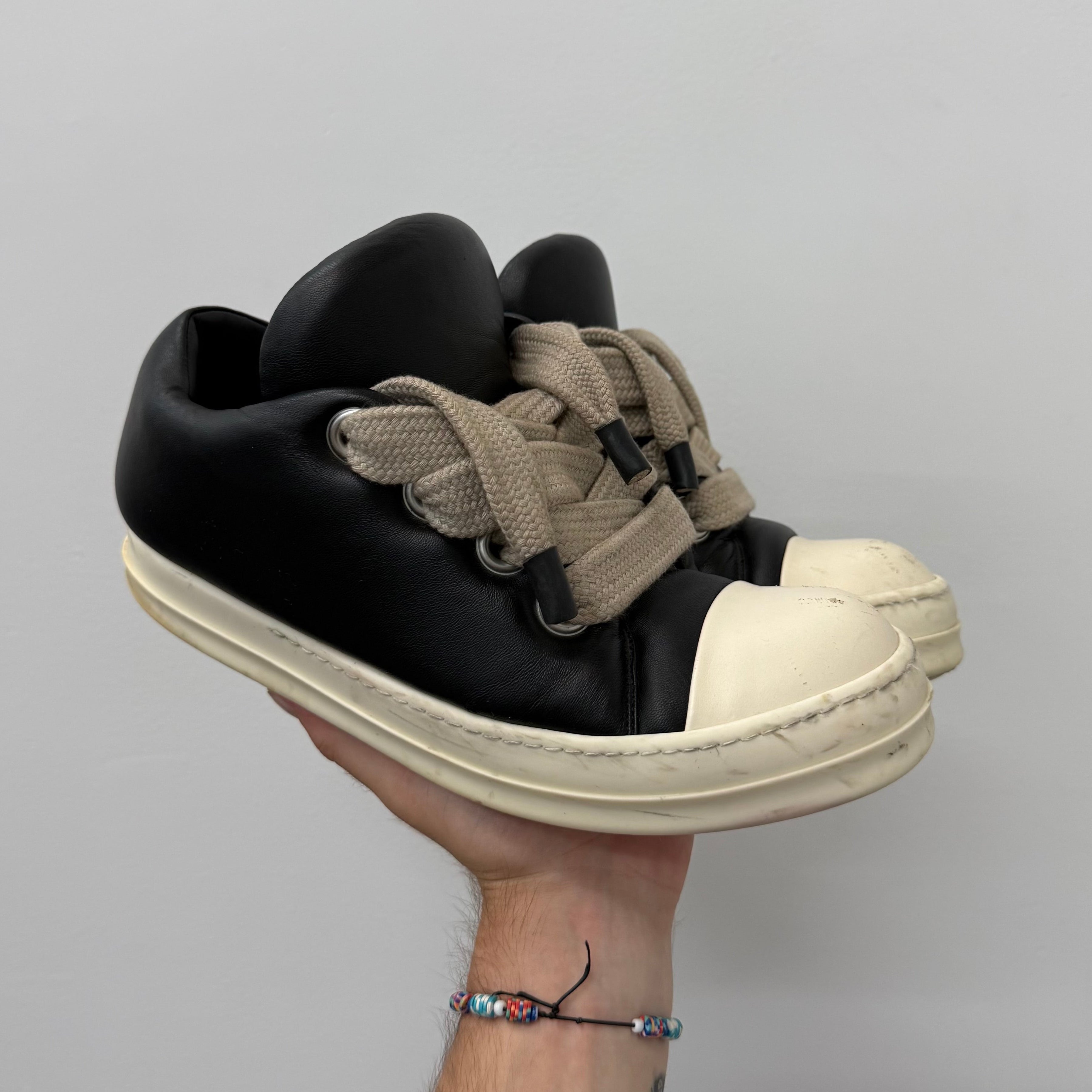 Rick Owens Padded Jumbo Lace Ramon Sneakers - Size 42.5 (US 9.5)
