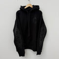 Chrome Hearts Black Floral Horseshoe Hoodie