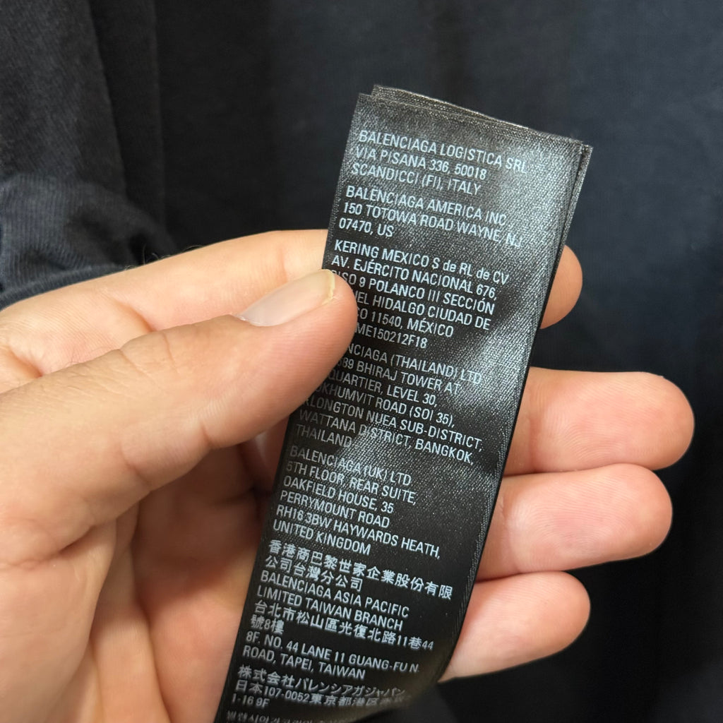 Balenciaga 3B Distressed Calendar T-Shirt - Size 1 (L)
