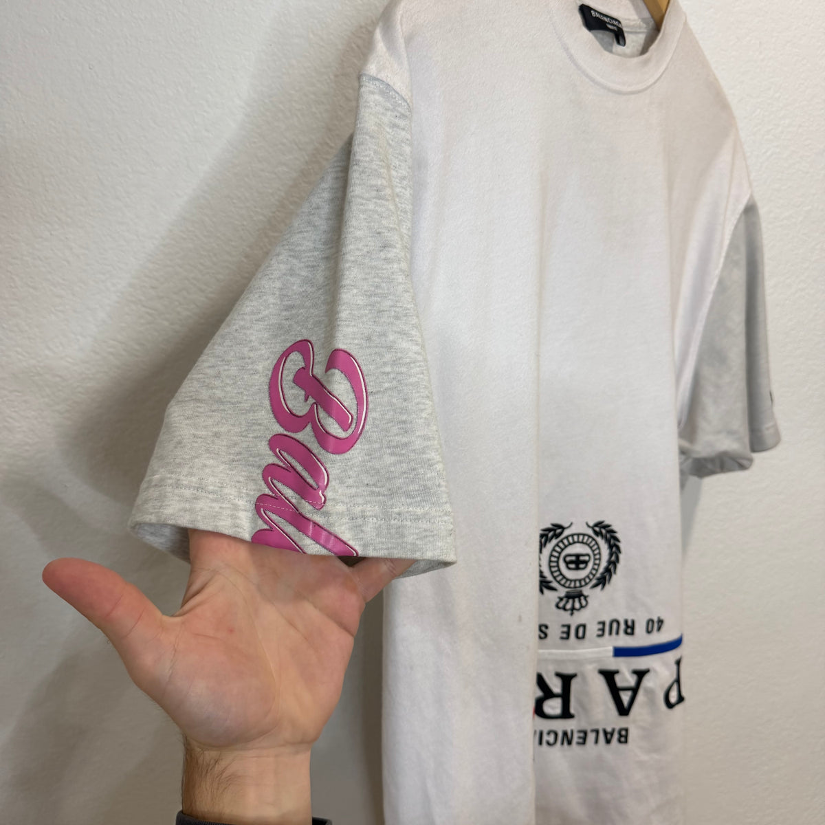 Balenciaga Paris Upside Down Olympic T-Shirt - Size 1 (L)
