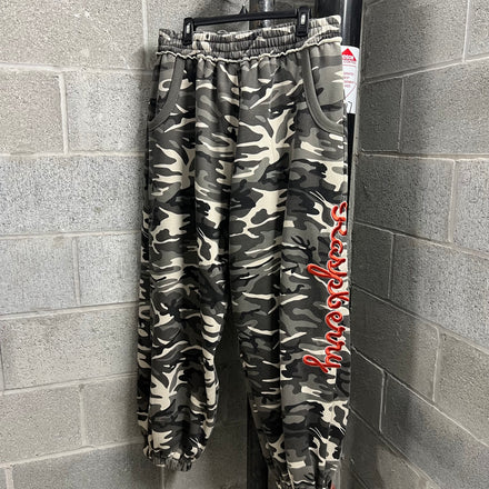 GV Gallery Raspberry Snow Camo Sweatpants - Size L