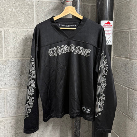Chrome Hearts Black Mesh Hockey Jersey
