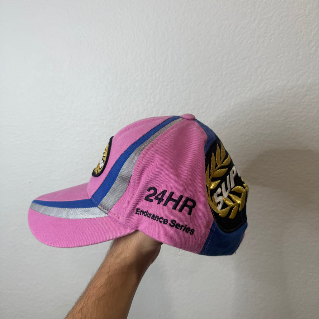 Supreme Pink Endurance Snapback Hat