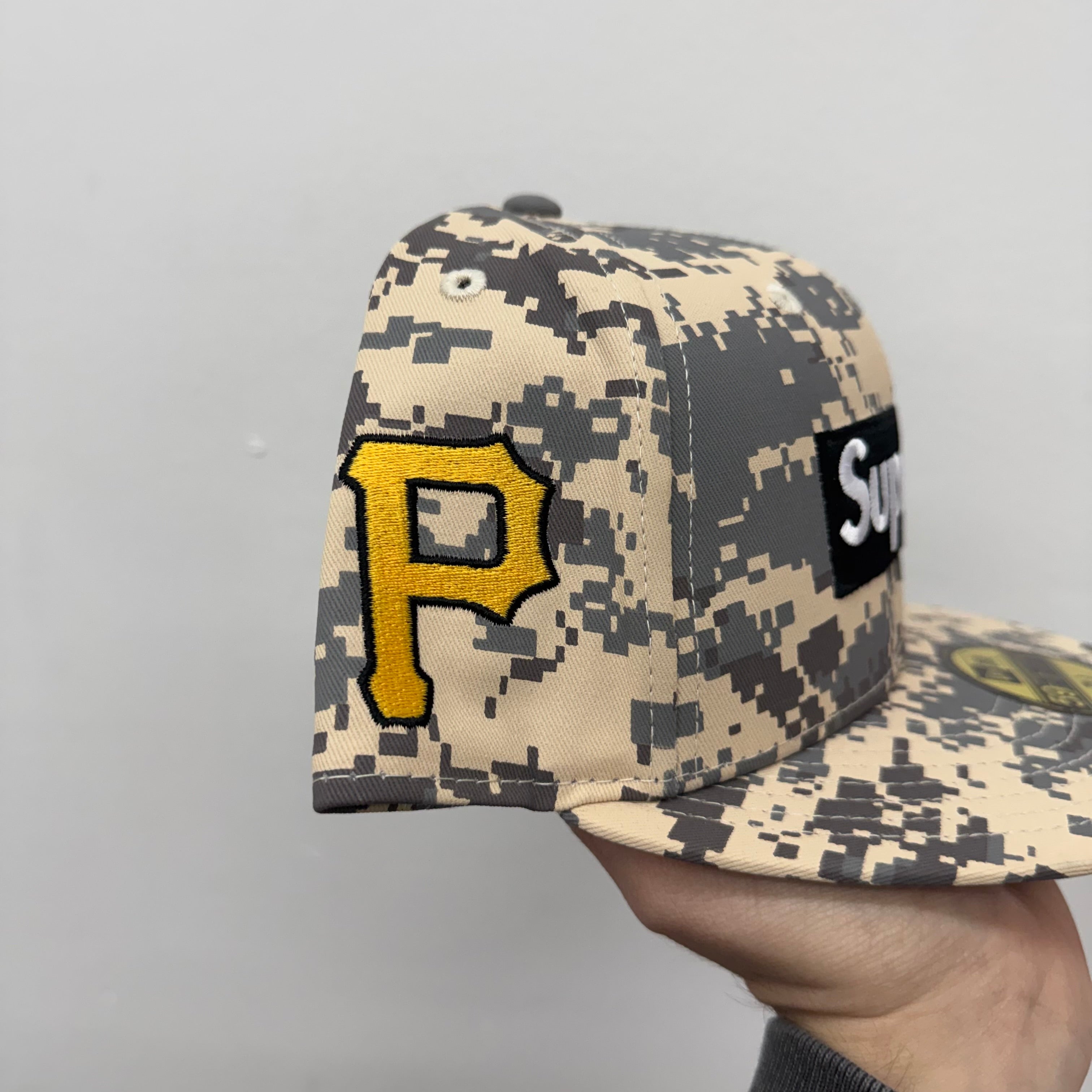 Supreme Box Logo Pirates Digi Camo Fitted 7 3/4