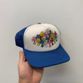 Chrome Hearts Multi Cross Cemetery Blue Trucker Hat