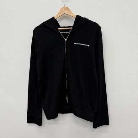 Chrome Hearts Zip-Up Script Hoodie Womens - Size L