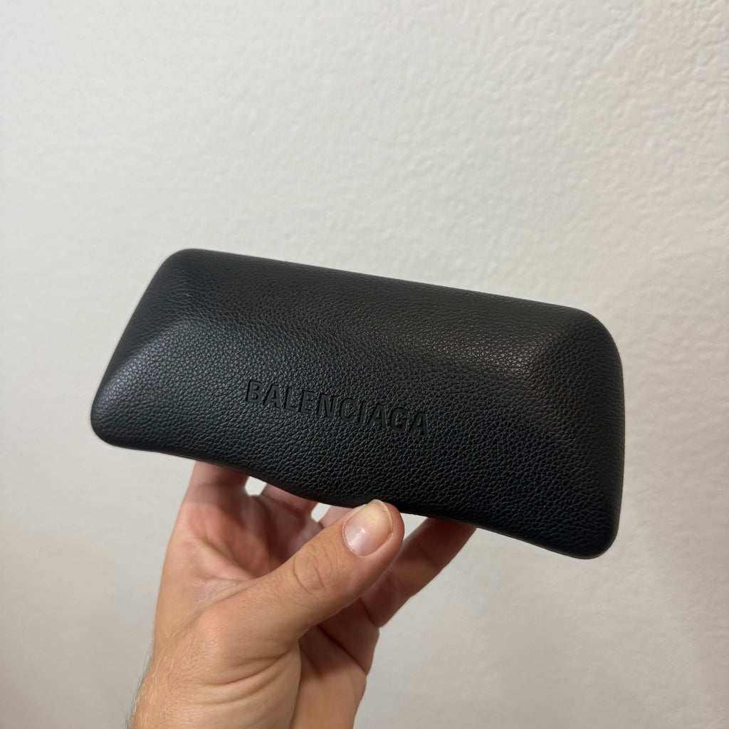 Balenciaga Mono Rectangle Black Sunglasses