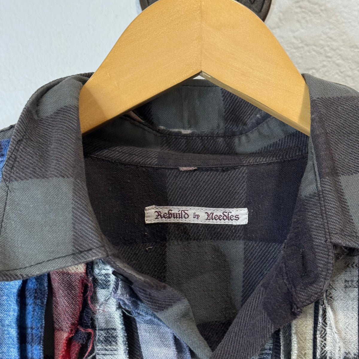 Needles Rework Flannel Button Up Shirt - Size L/XL