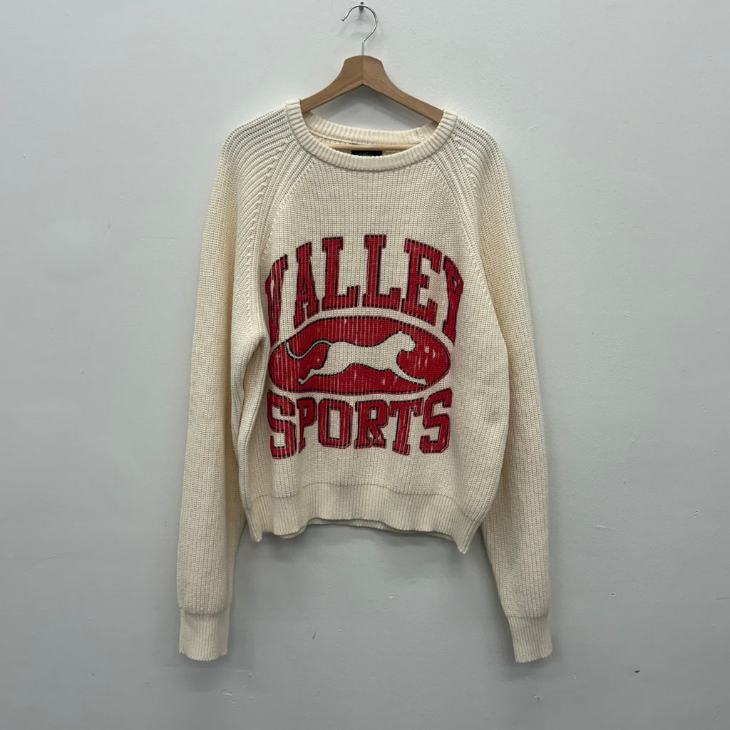 Vale Valley Sports Knit Sweater - Size L