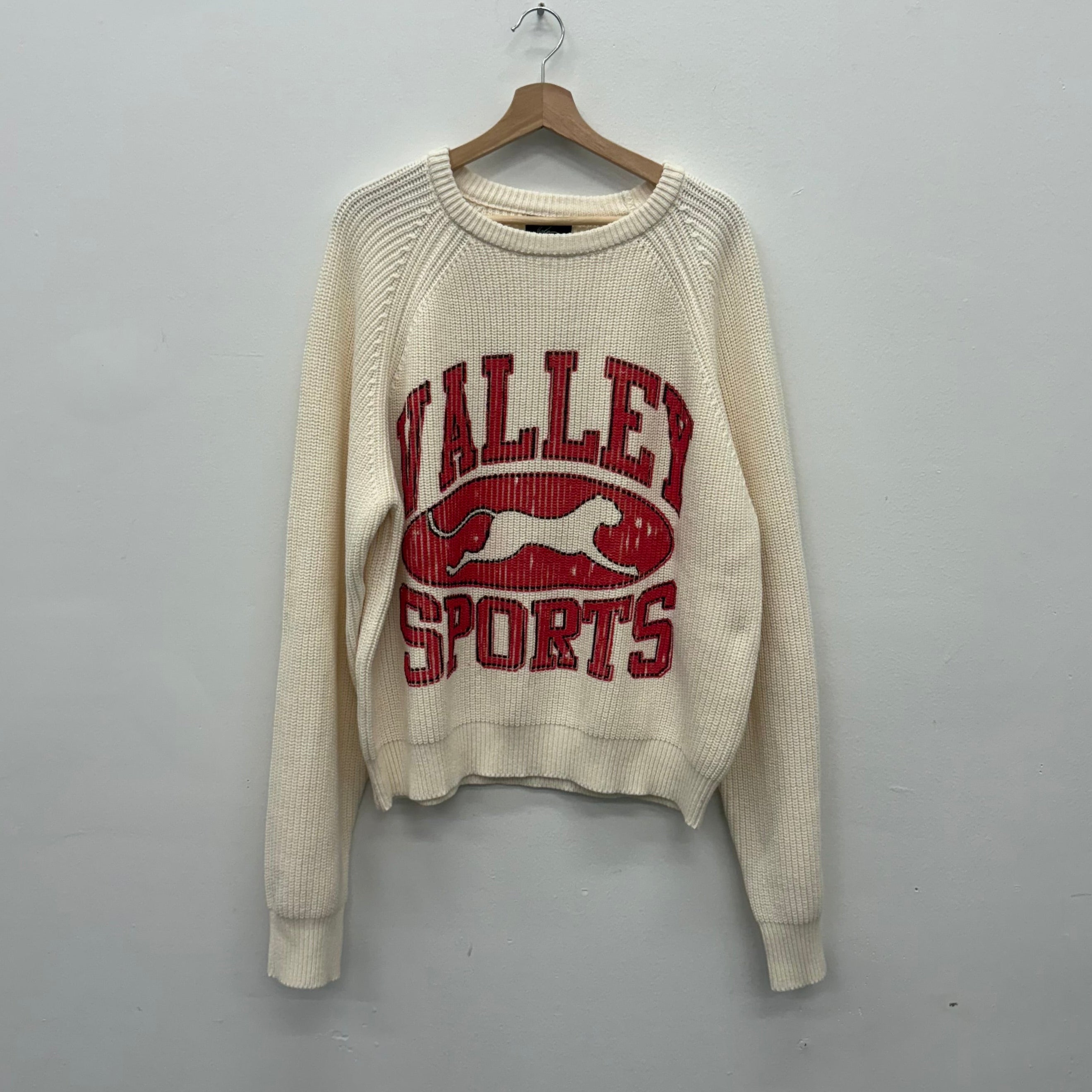 Vale Valley Sports Knit Sweater - Size L