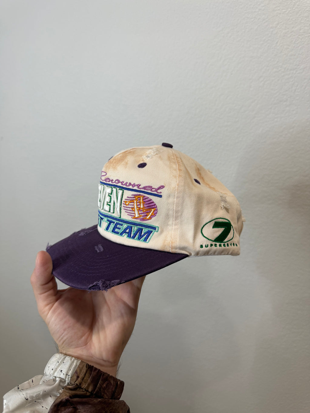 Up7 Skate Dirty Meck Purple Intl Team Snapback Hat