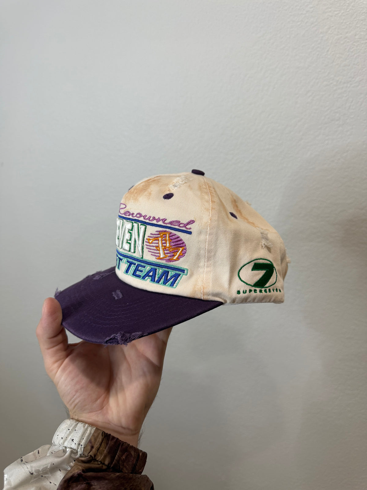 Up7 Skate Dirty Meck Purple Intl Team Snapback Hat