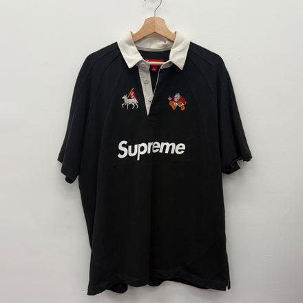 Supreme 2024 Rugby Polo Black - Size L