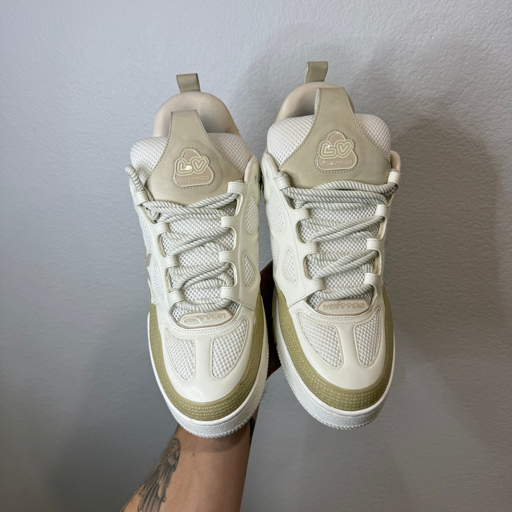 Louis Vuitton Skate Sneakers Cream - Size LV 12 (US 13)