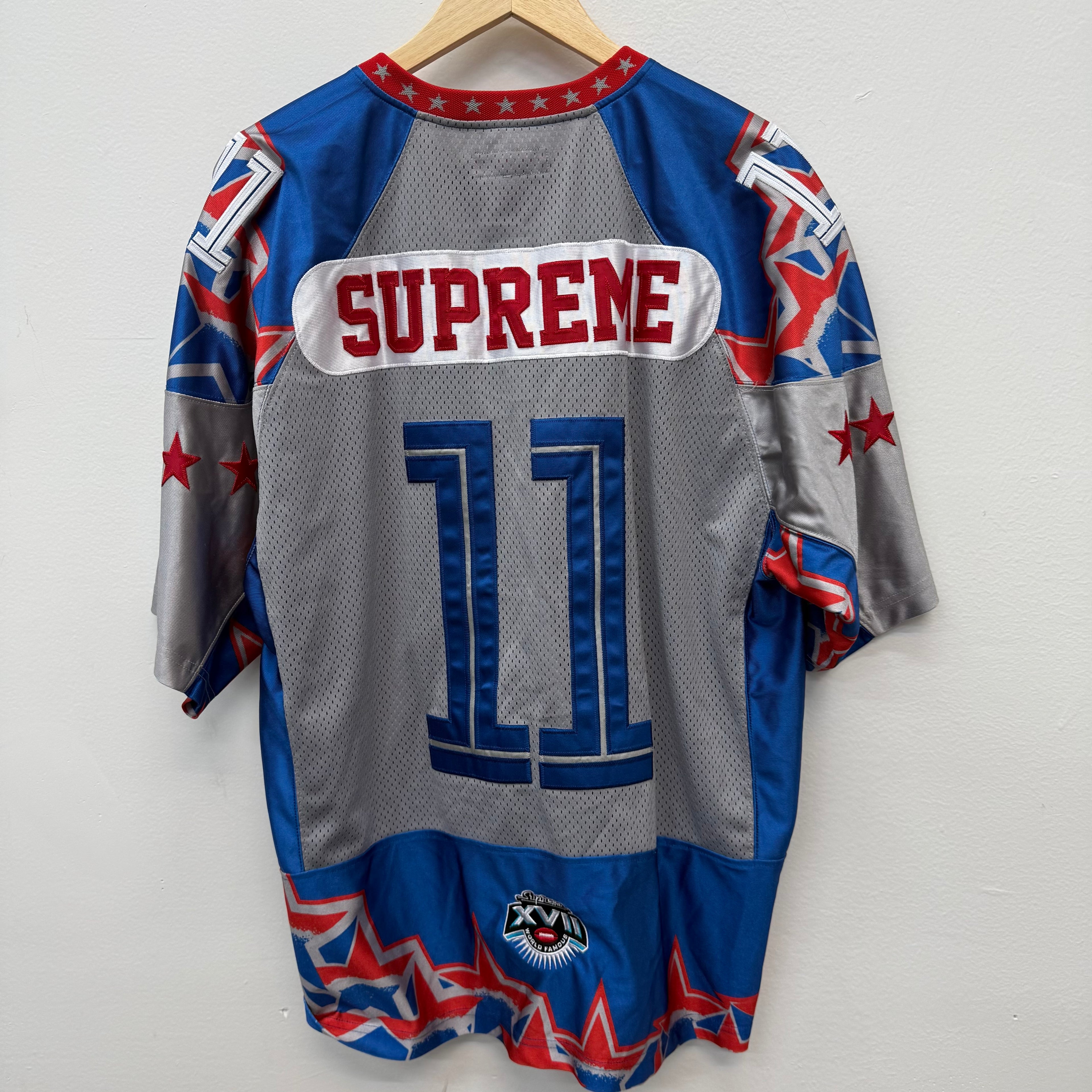 Supreme Stars Football Jersey Blue - Size L
