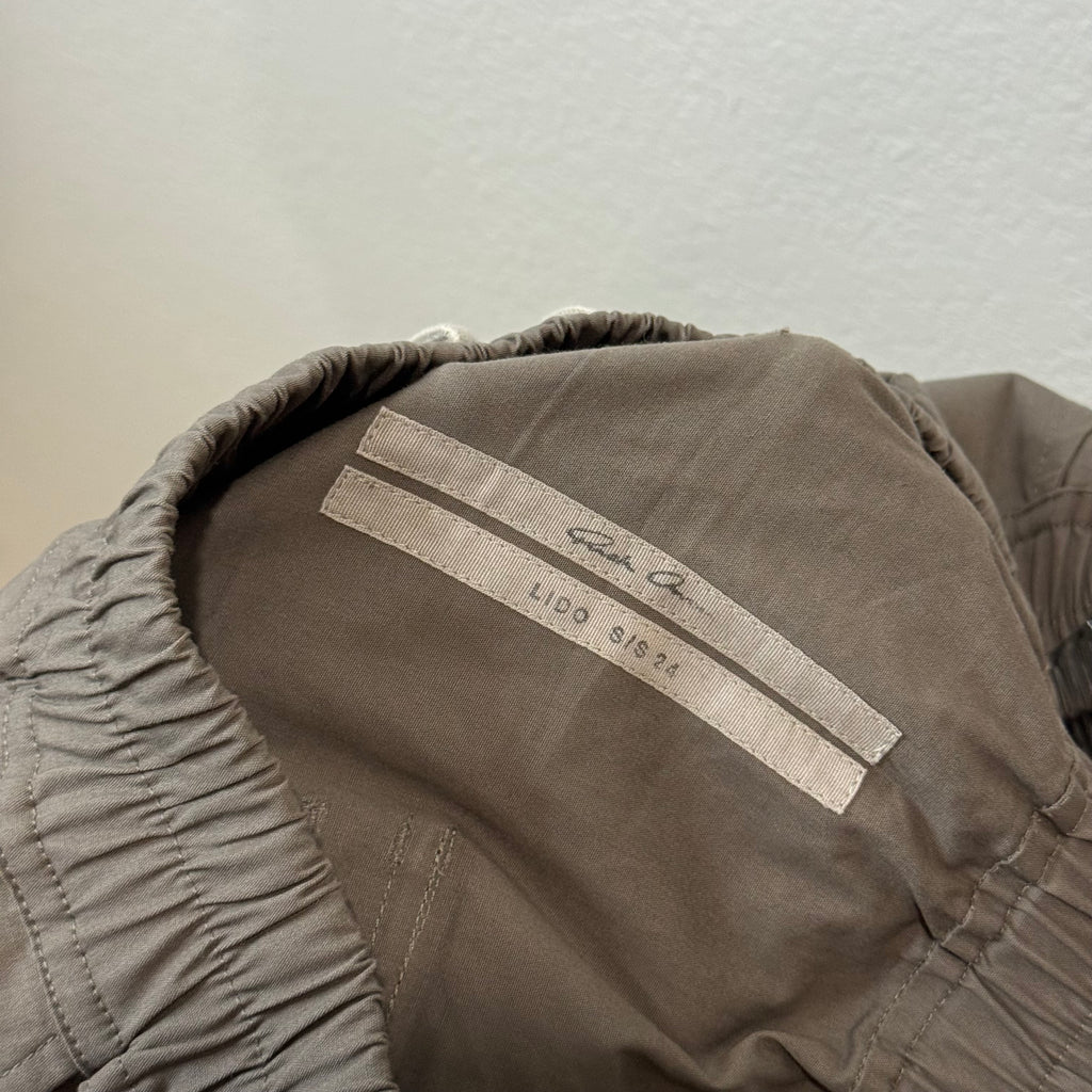 Rick Owens Lido Cropped Cargo Pants - Size 34