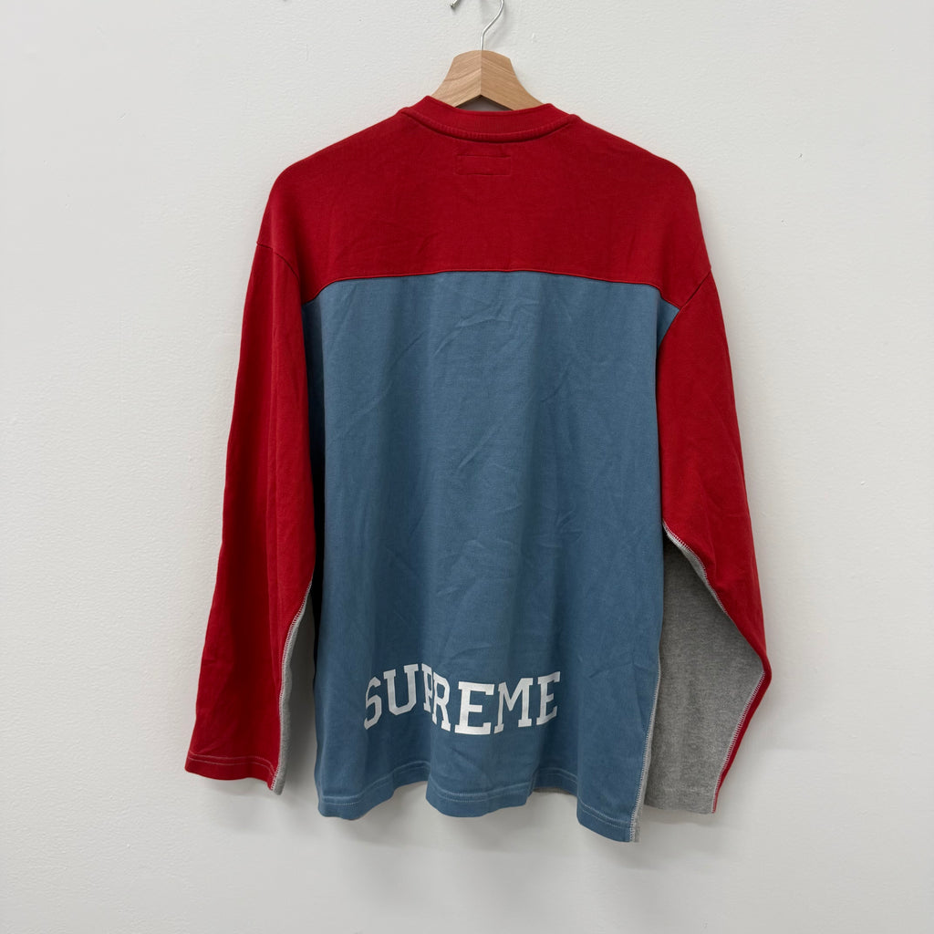 Supreme Split Football Longsleeve Shirt - Size M