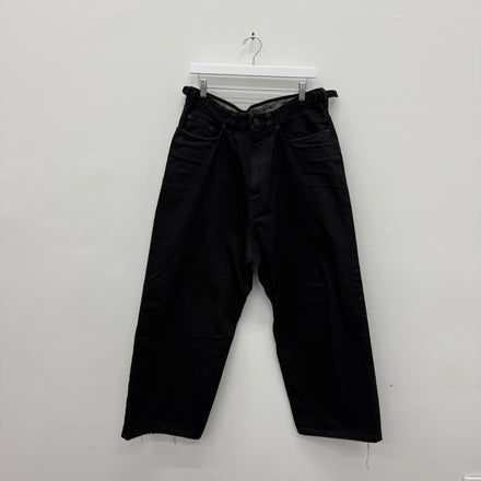 Balenciaga Black Japanese Skater Denim - Size 34