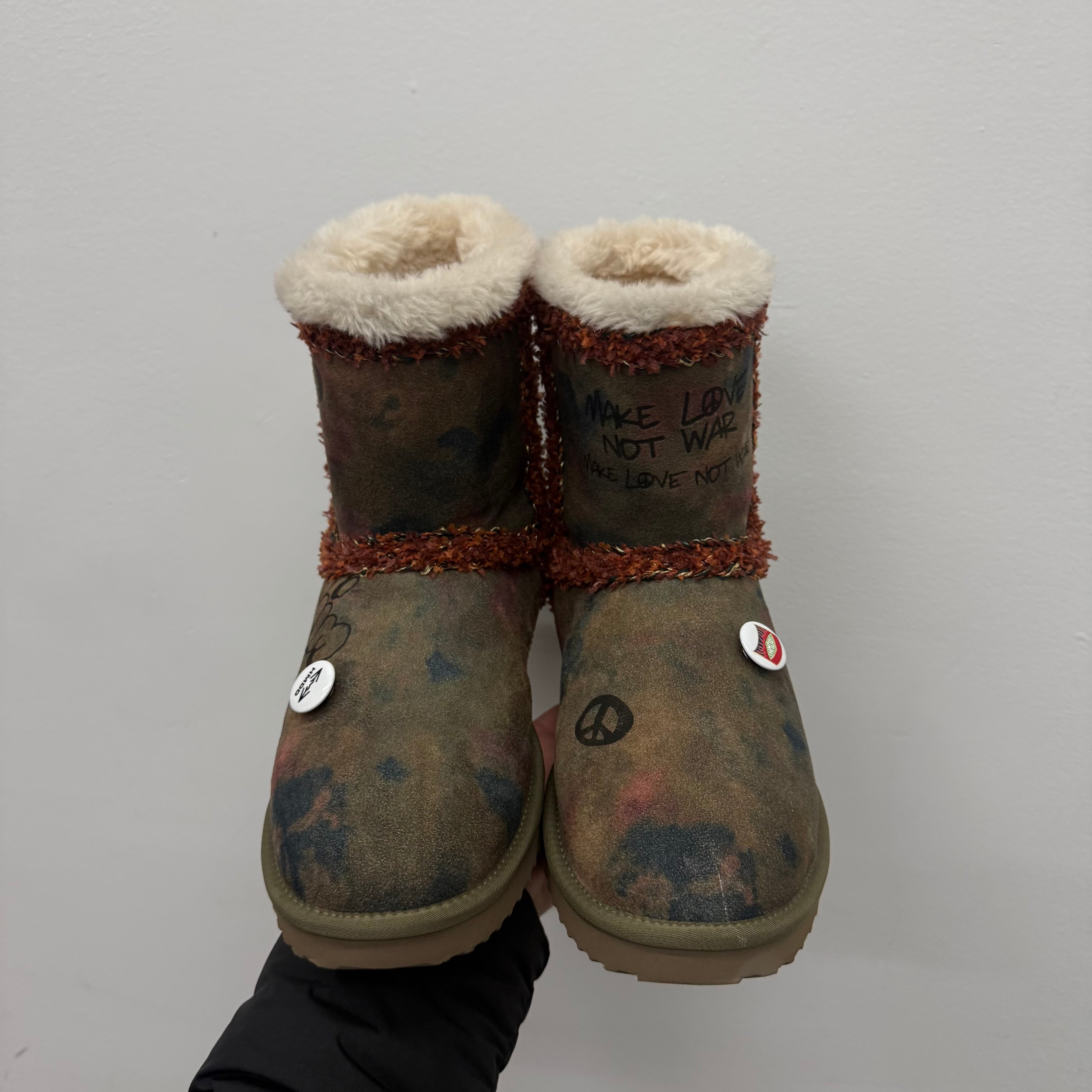 HMDD Grafitti Boots - Size 12