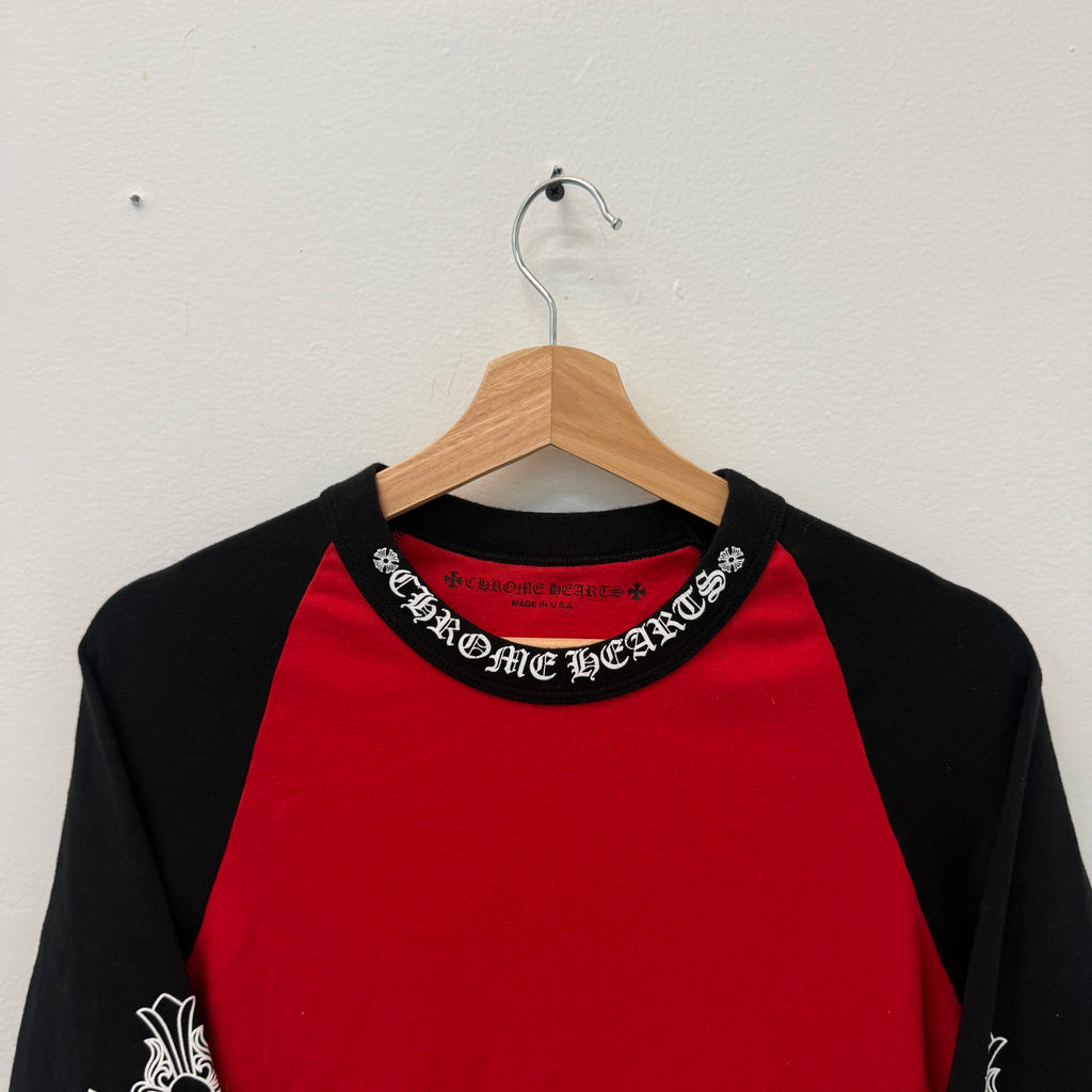 Chrome Hearts Baseball Longsleeve Neck Script - Size M