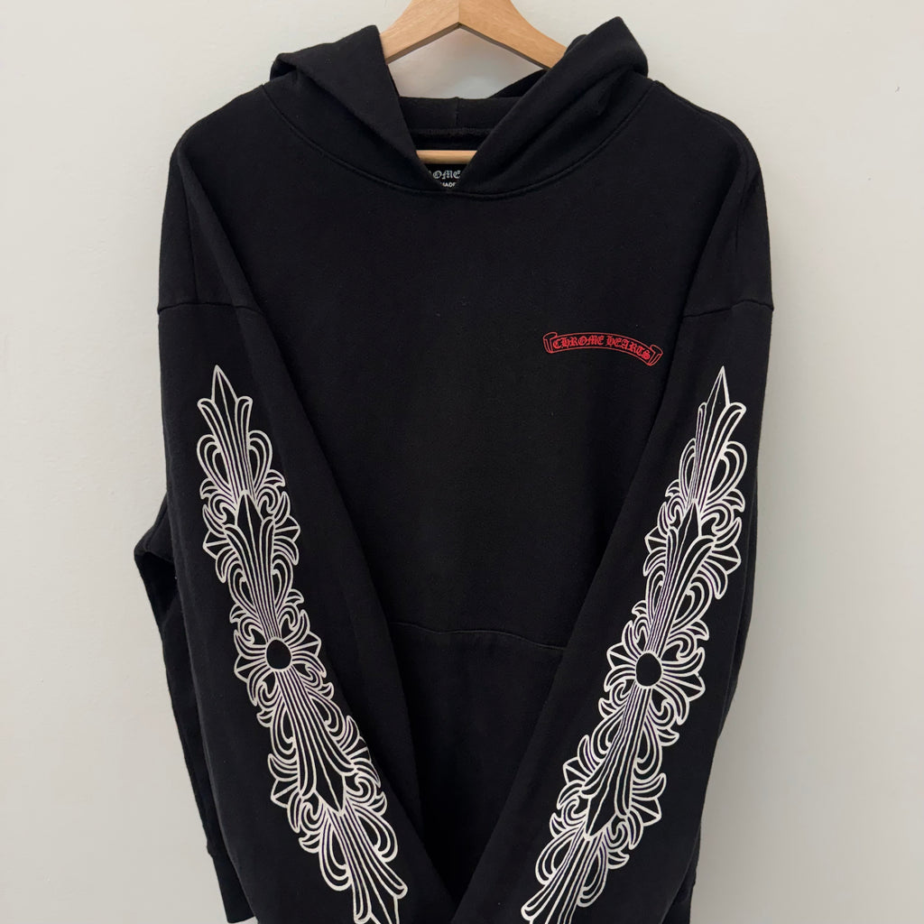 Chrome Hearts Matty Boy Chomper Floral Hoodie - Size XL