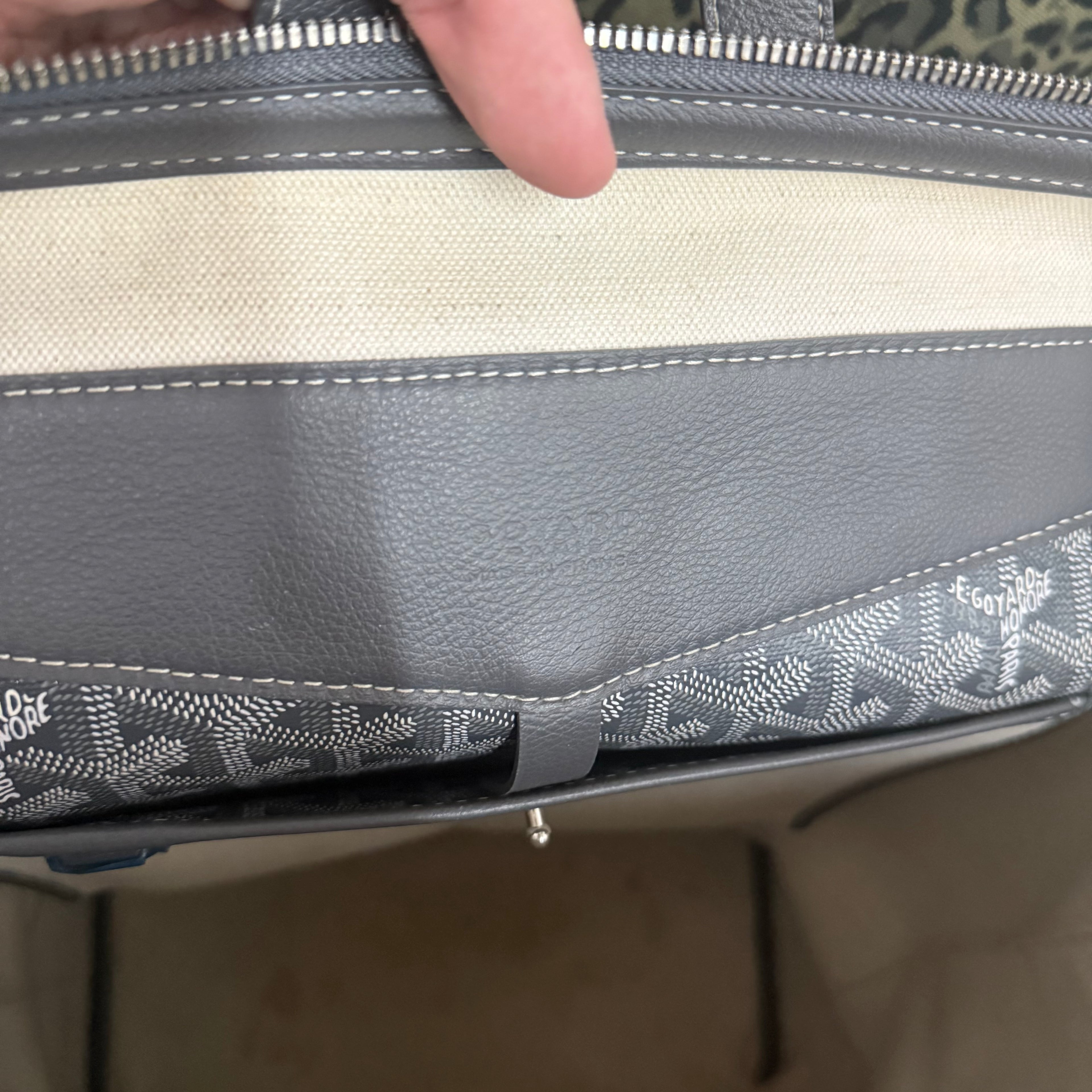 Goyard Cisalpin Backpack Grey