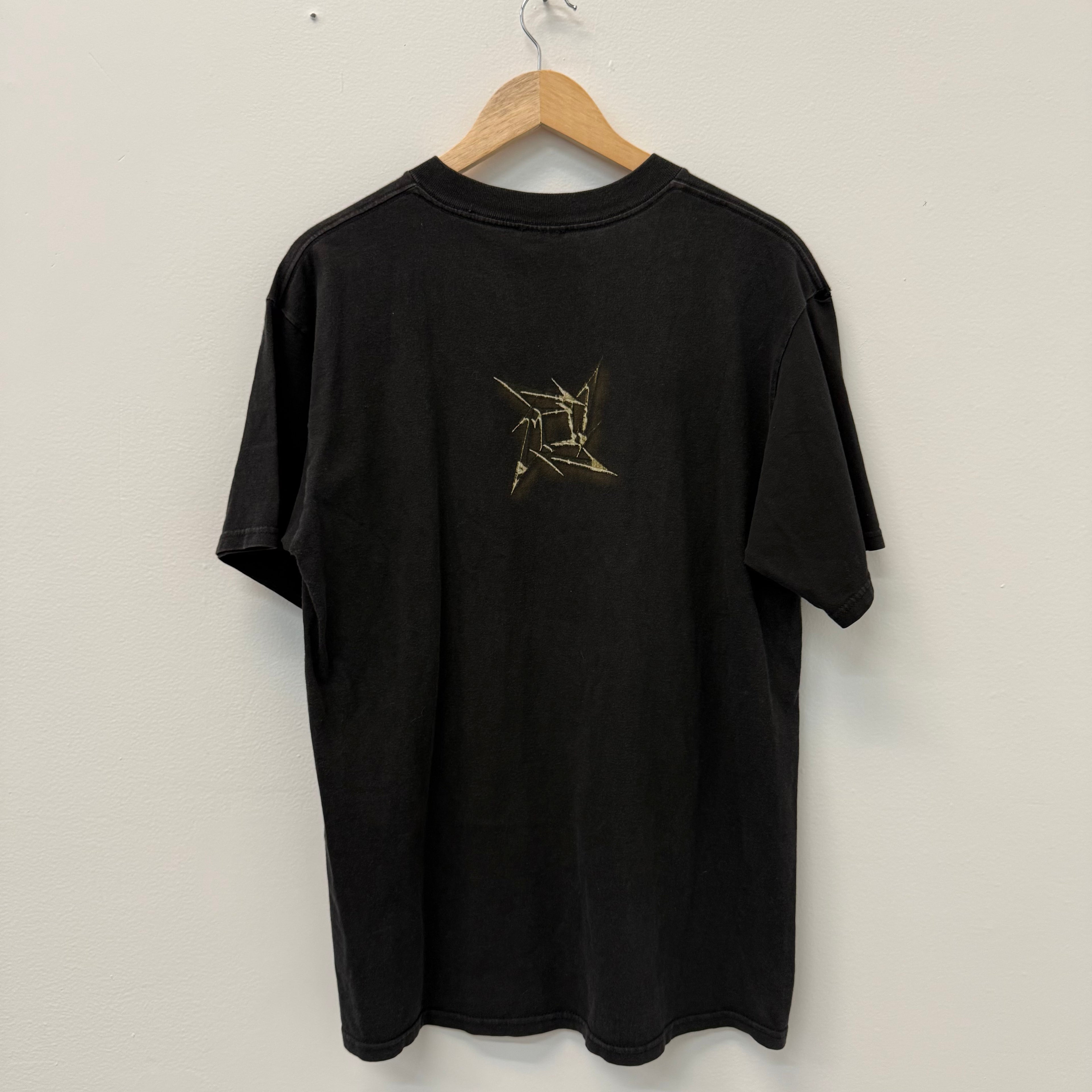 Vintage Metallic Logo T-Shirt - Size XL