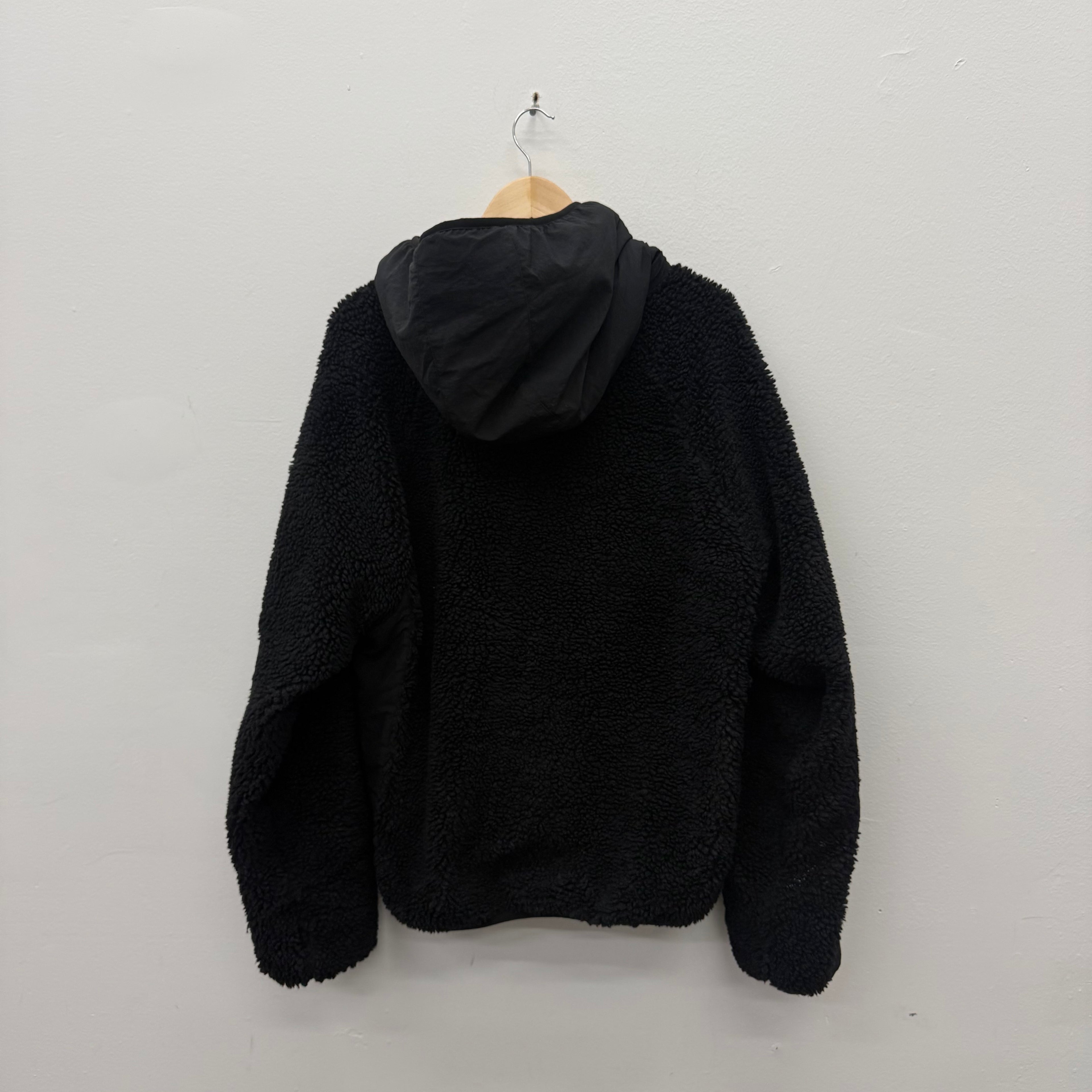 Stussy Fleece Zip Hooded Jacket - Size XL