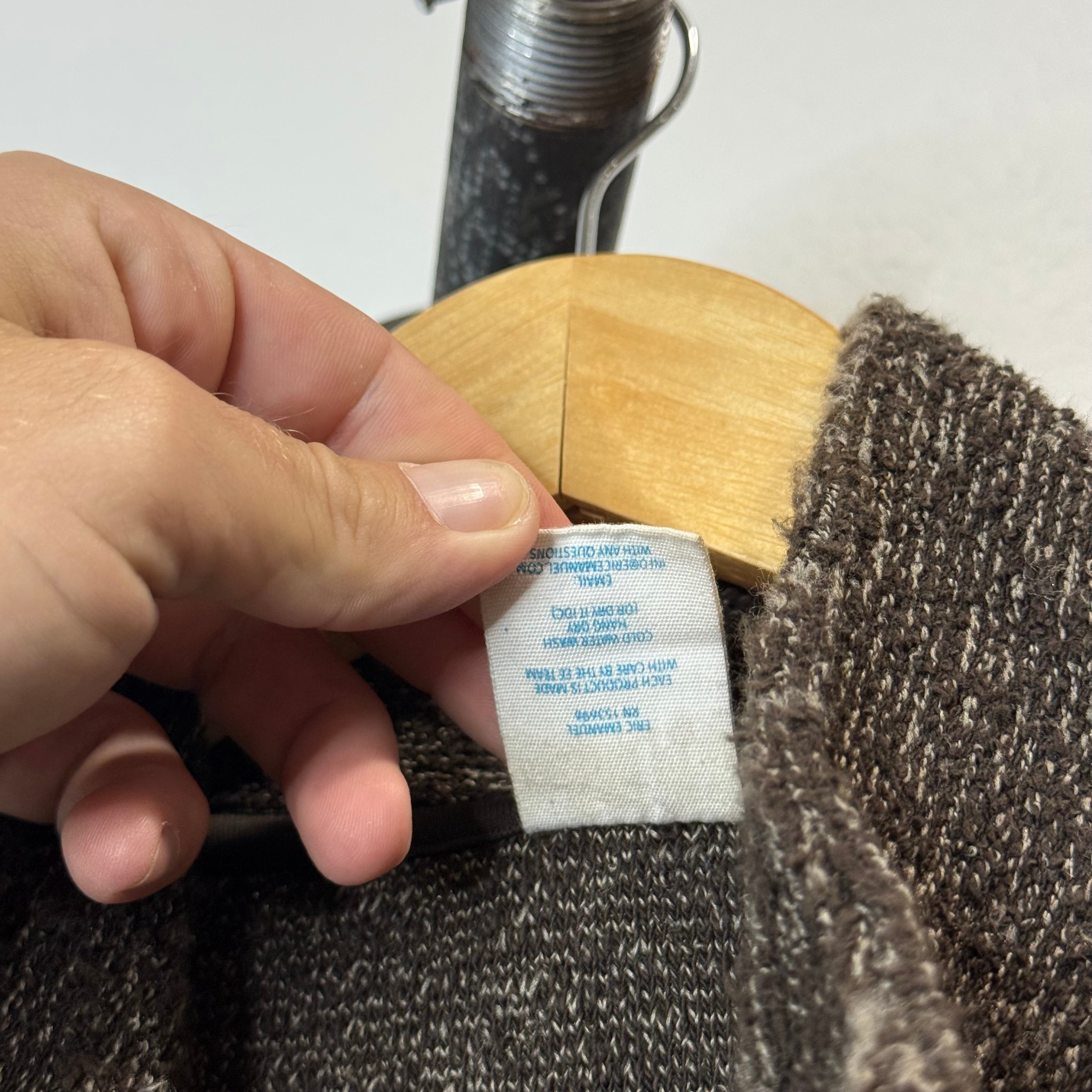 Eric Emanuel EE Boucle Jacket Brown Yellow - Size L