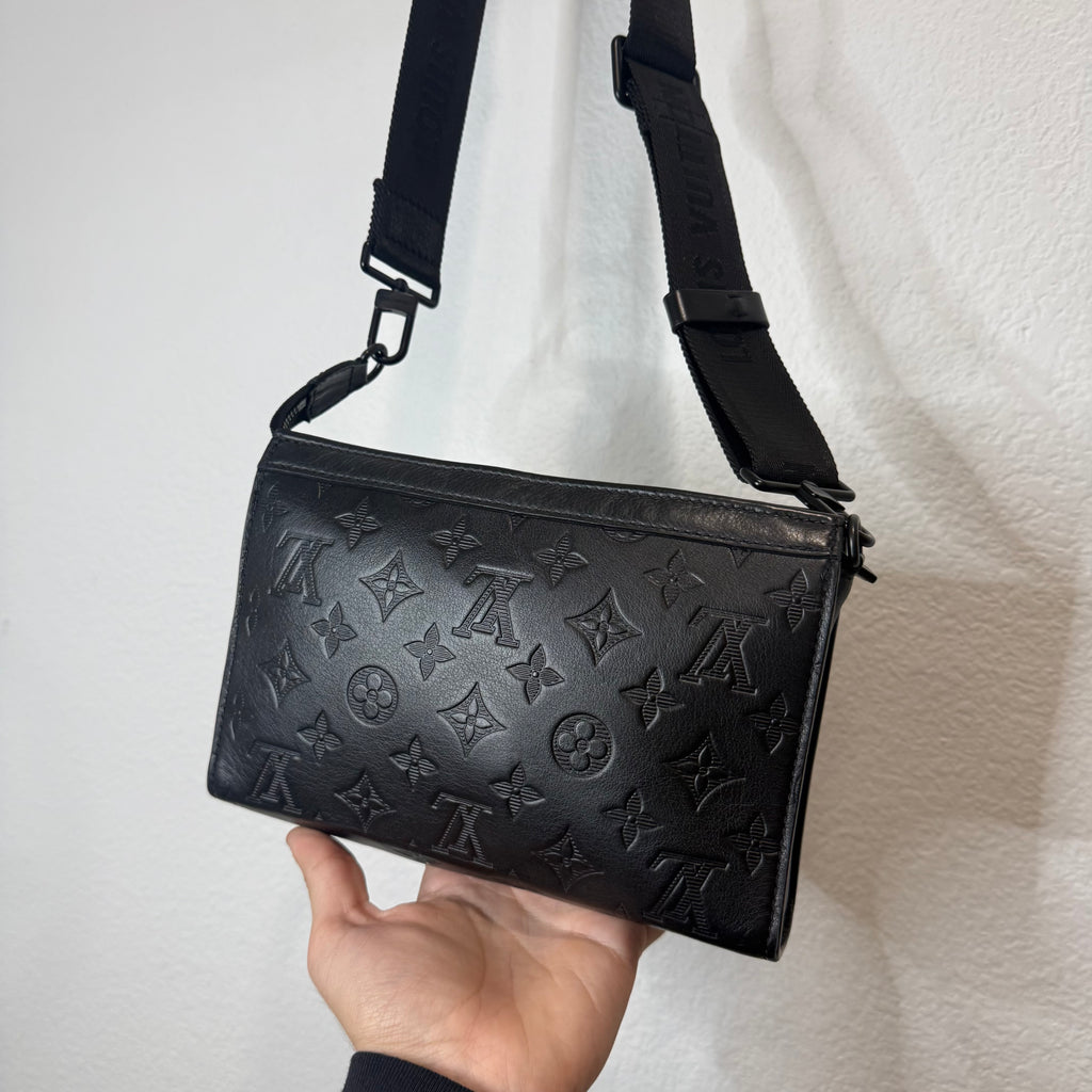 Louis Vuitton Gaston Shadow Monogram Side Bag