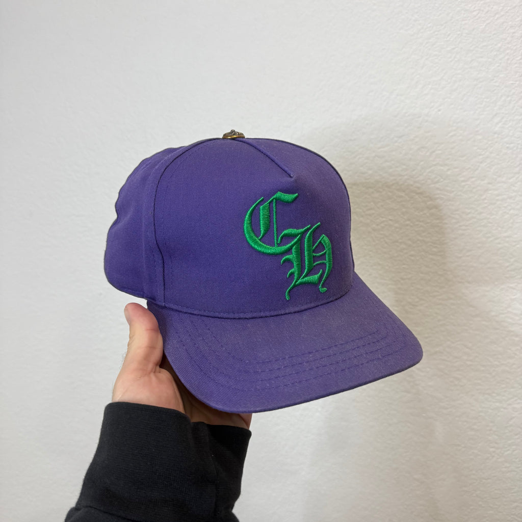 Chrome Hearts CH Purple Baseball Hat