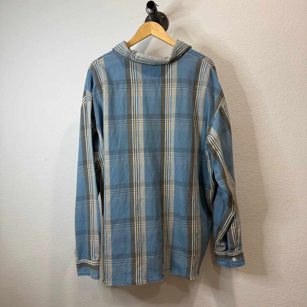 Saint Michael Academy Flannel Blue - Size XL