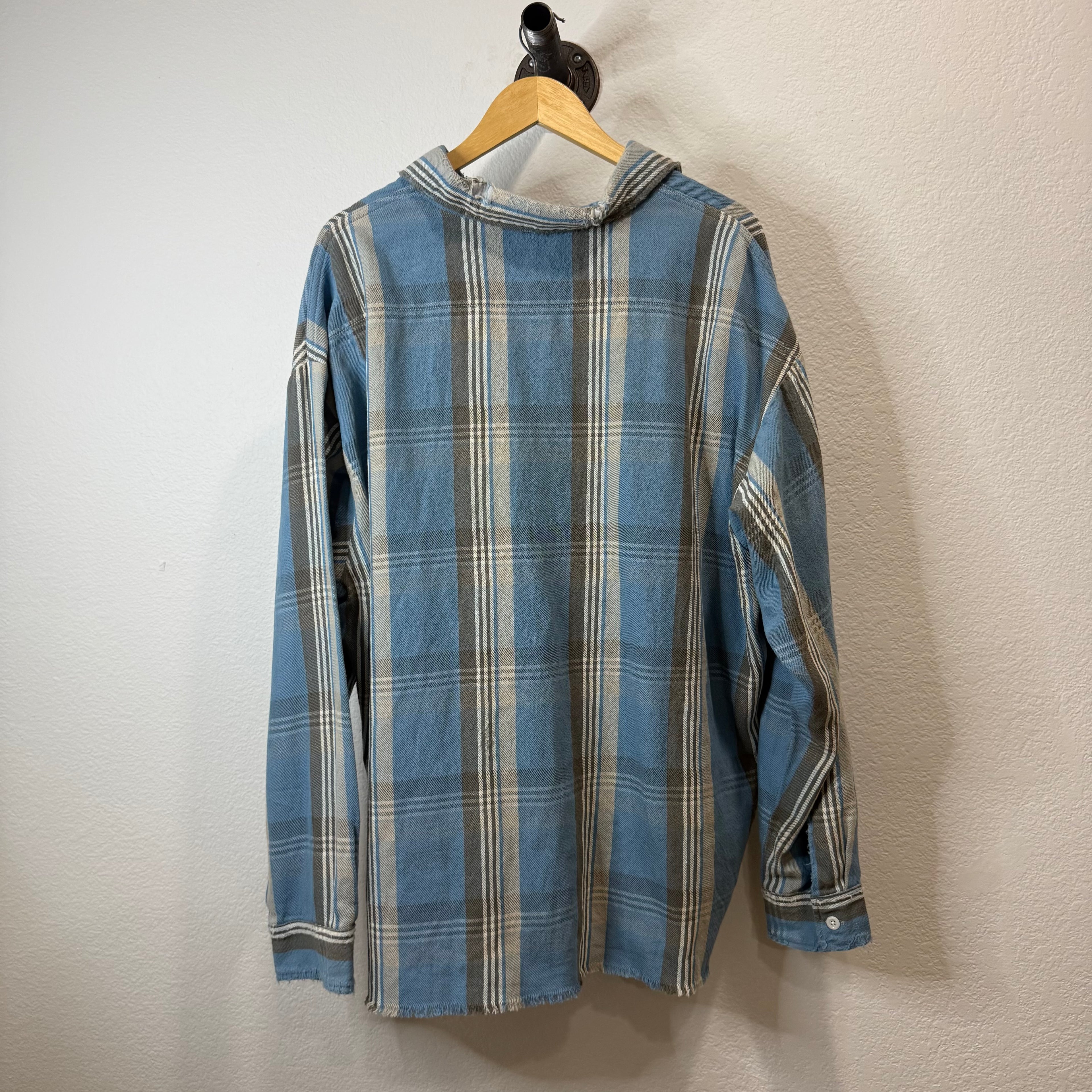 Saint Michael Academy Flannel Blue - Size XL