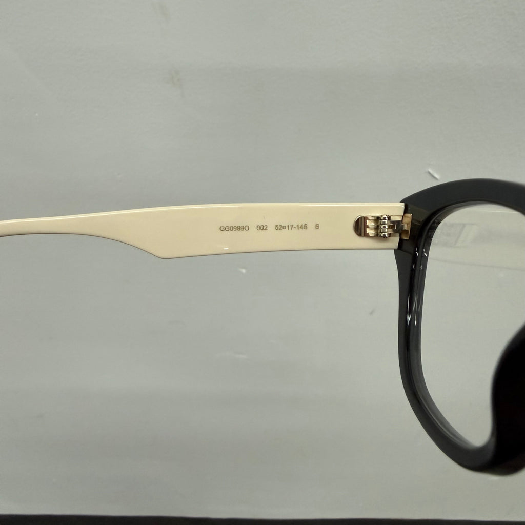 Gucci Logo Eyeglasses Women White Black