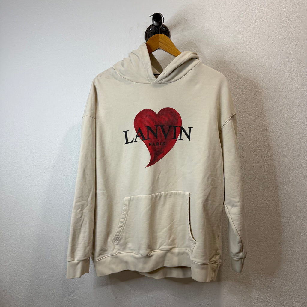 Lanvin Heart Logo Hoodie - Size L