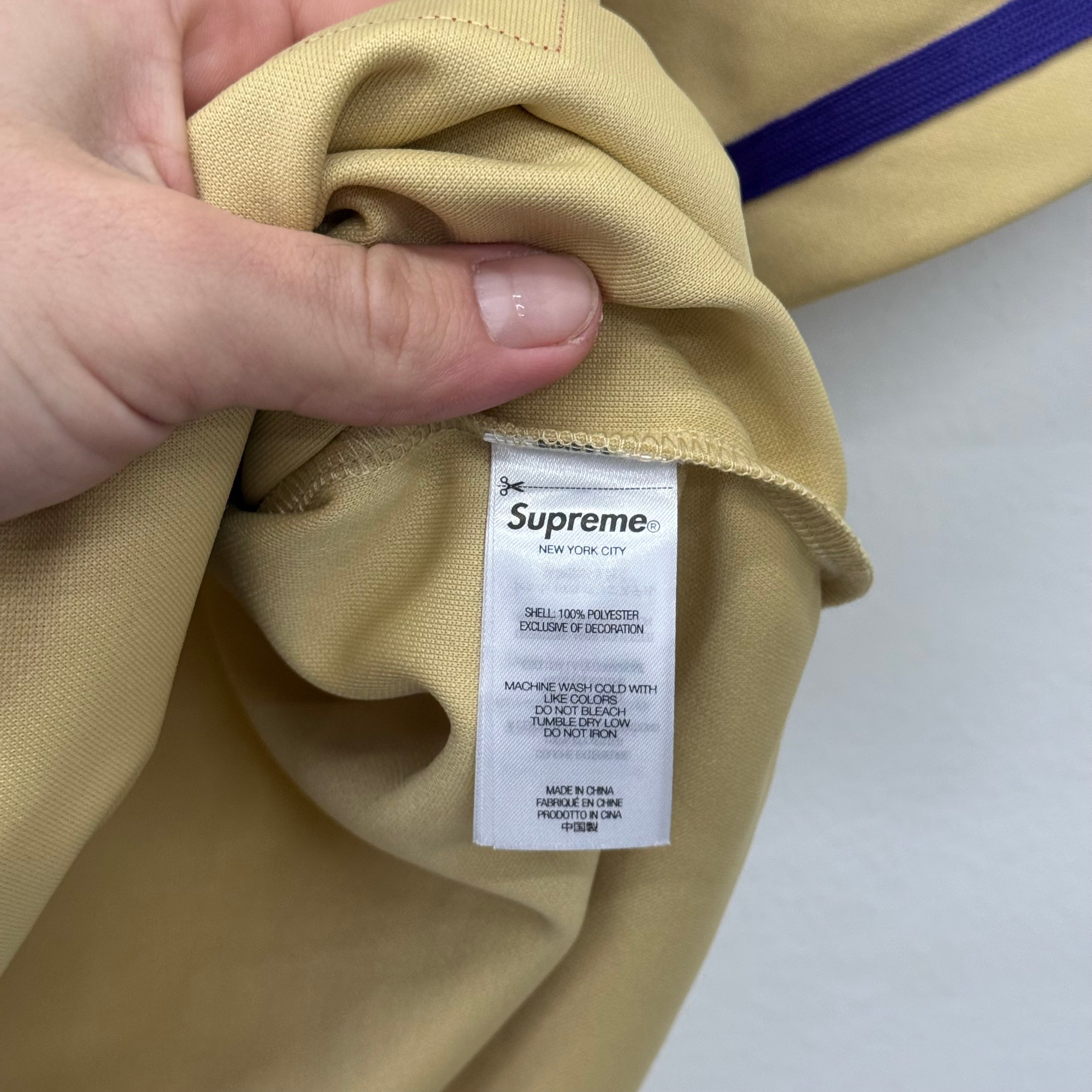 Supreme Swords Gold Purple Baseball Jersey - Size M