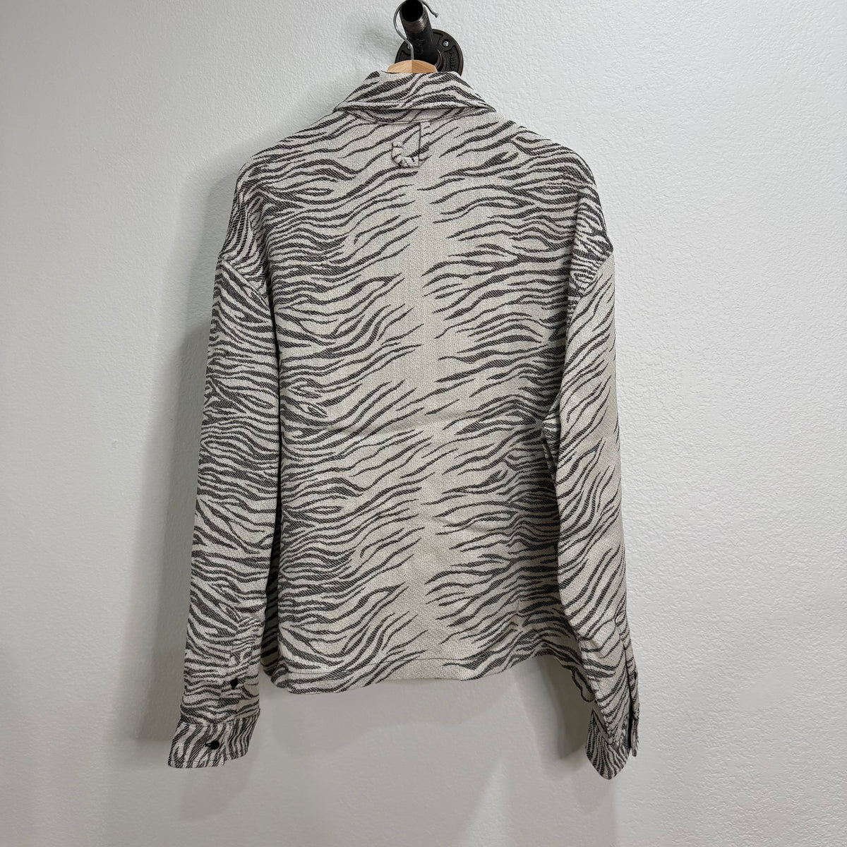 Jacquemus Zebra Print Jacquard Button Up Jacket - Size 50 (L)