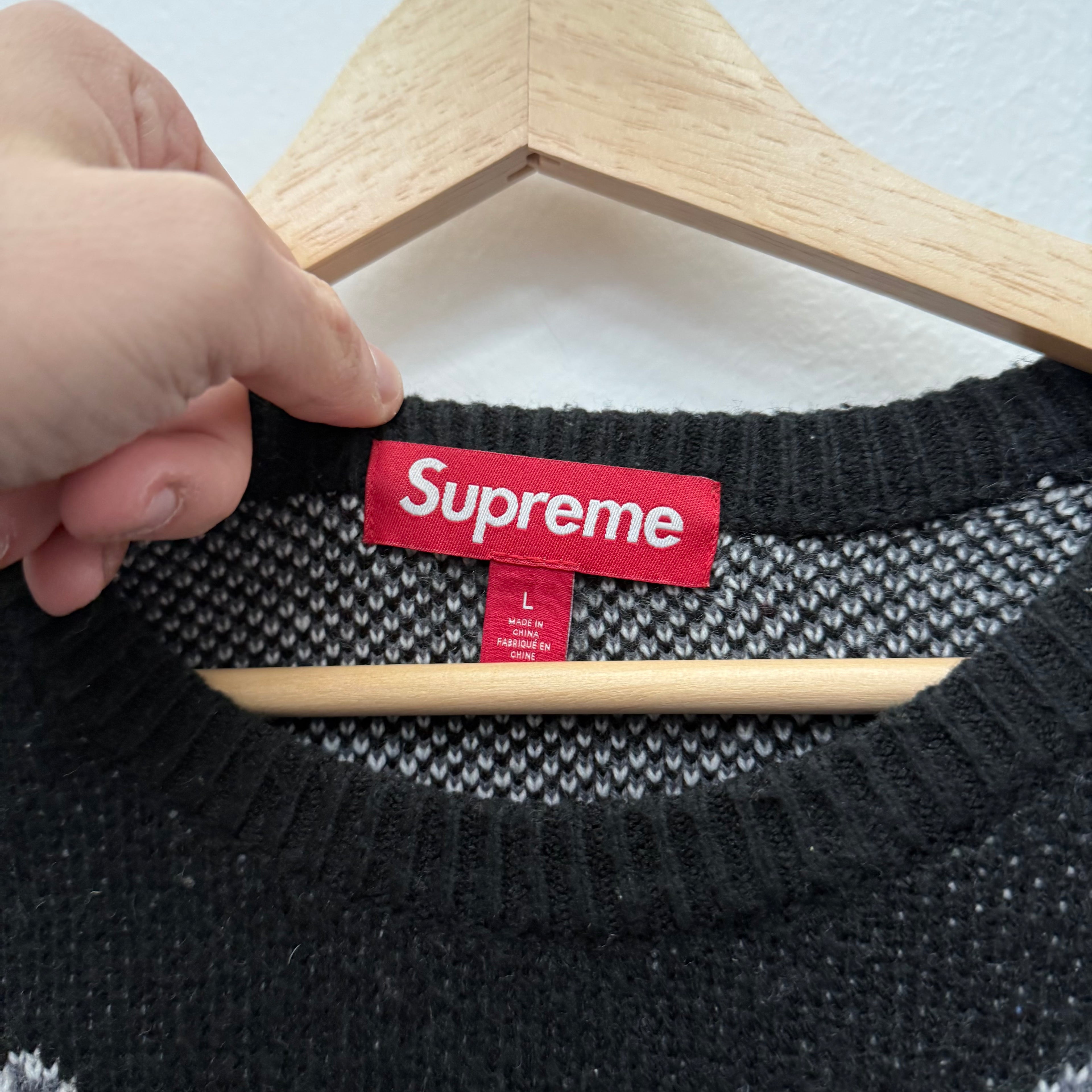 Supreme Blow Knit Sweater - Size L