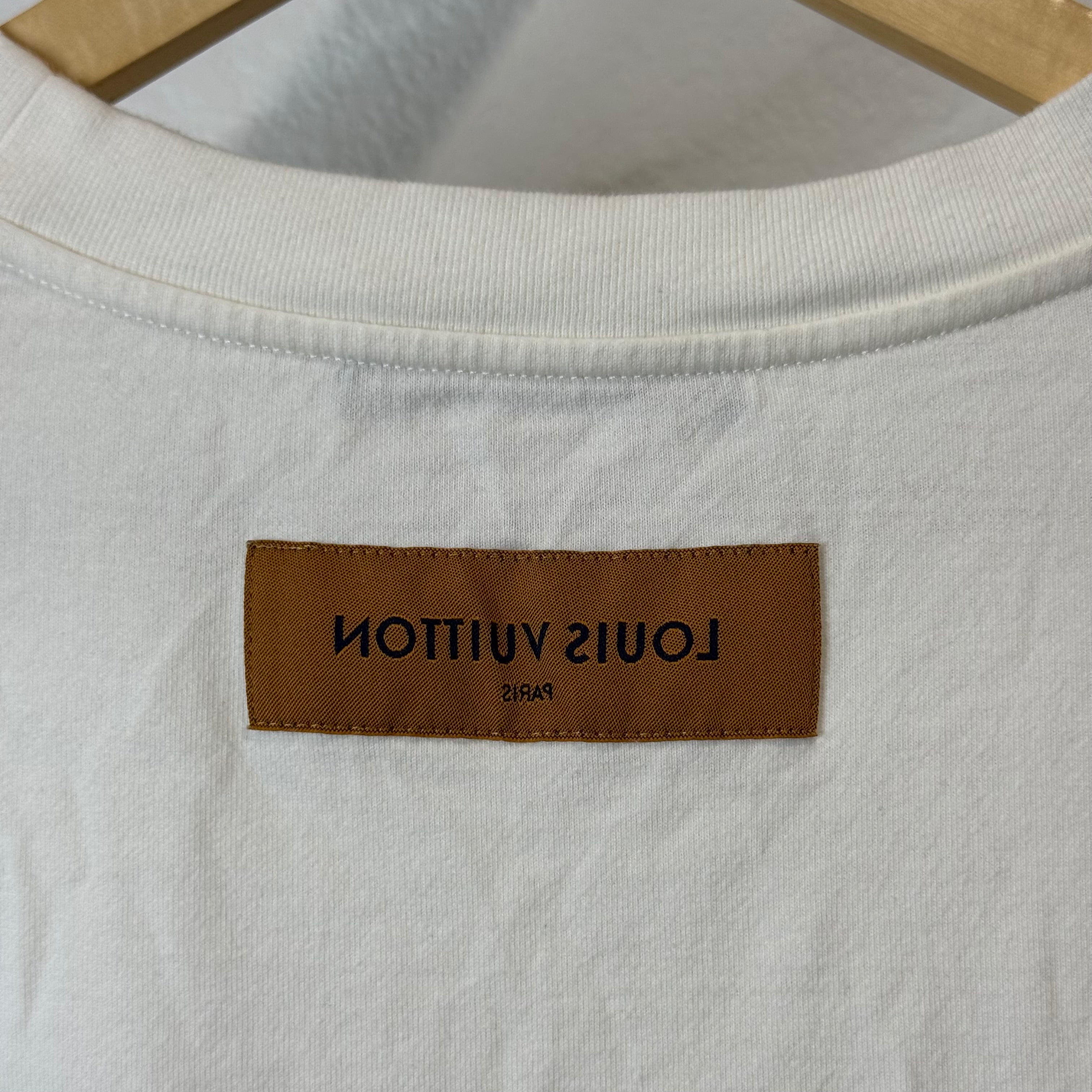 Louis Vuitton Patch Logo Pocket T-Shirt - Size L