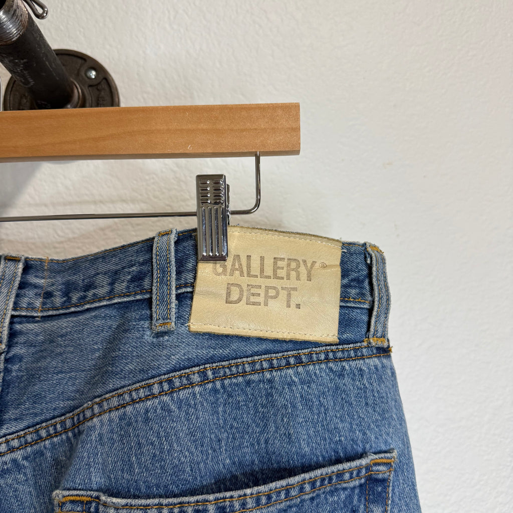 Gallery Dept Denim G Patch Shorts - Size 36