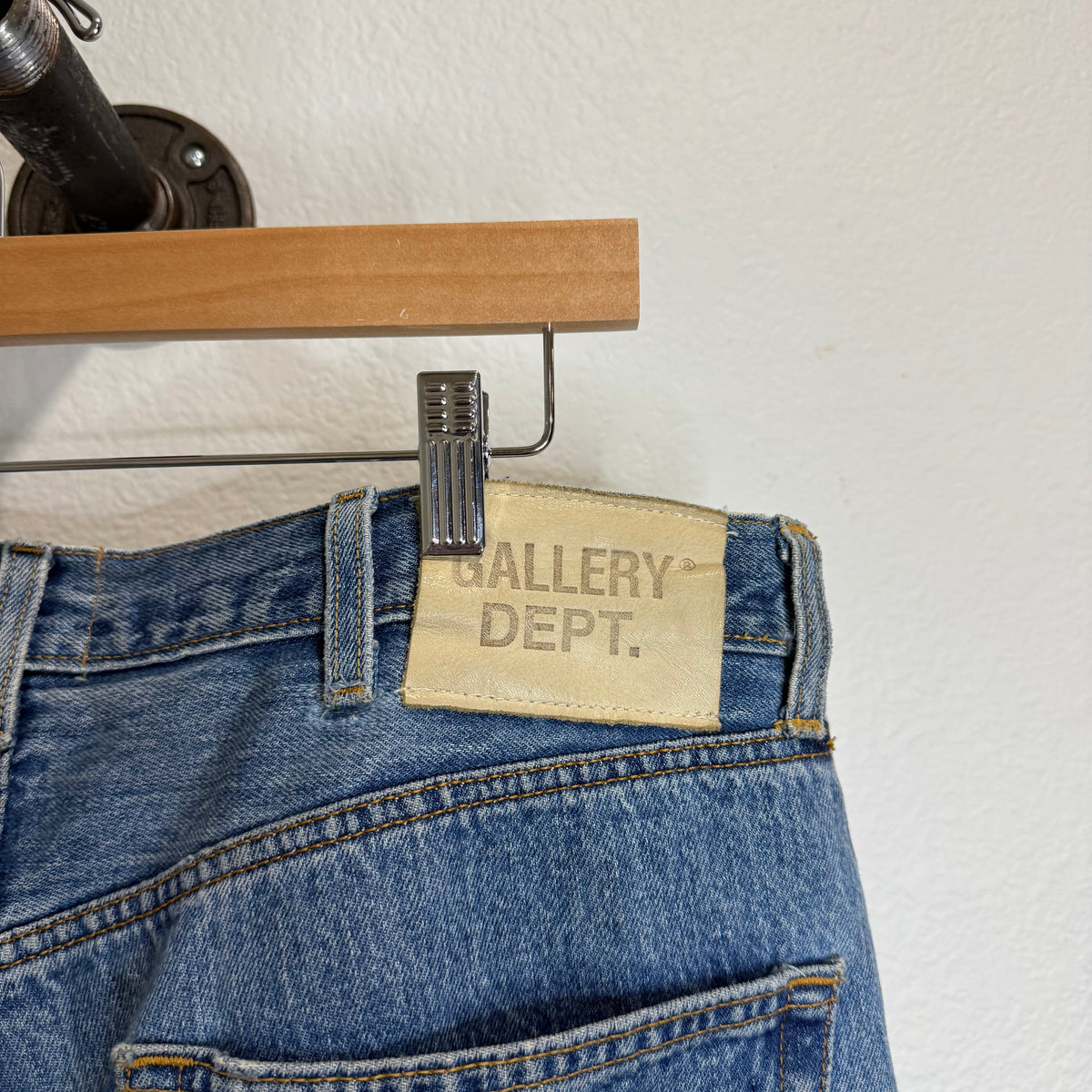 Gallery Dept Denim G Patch Shorts - Size 36