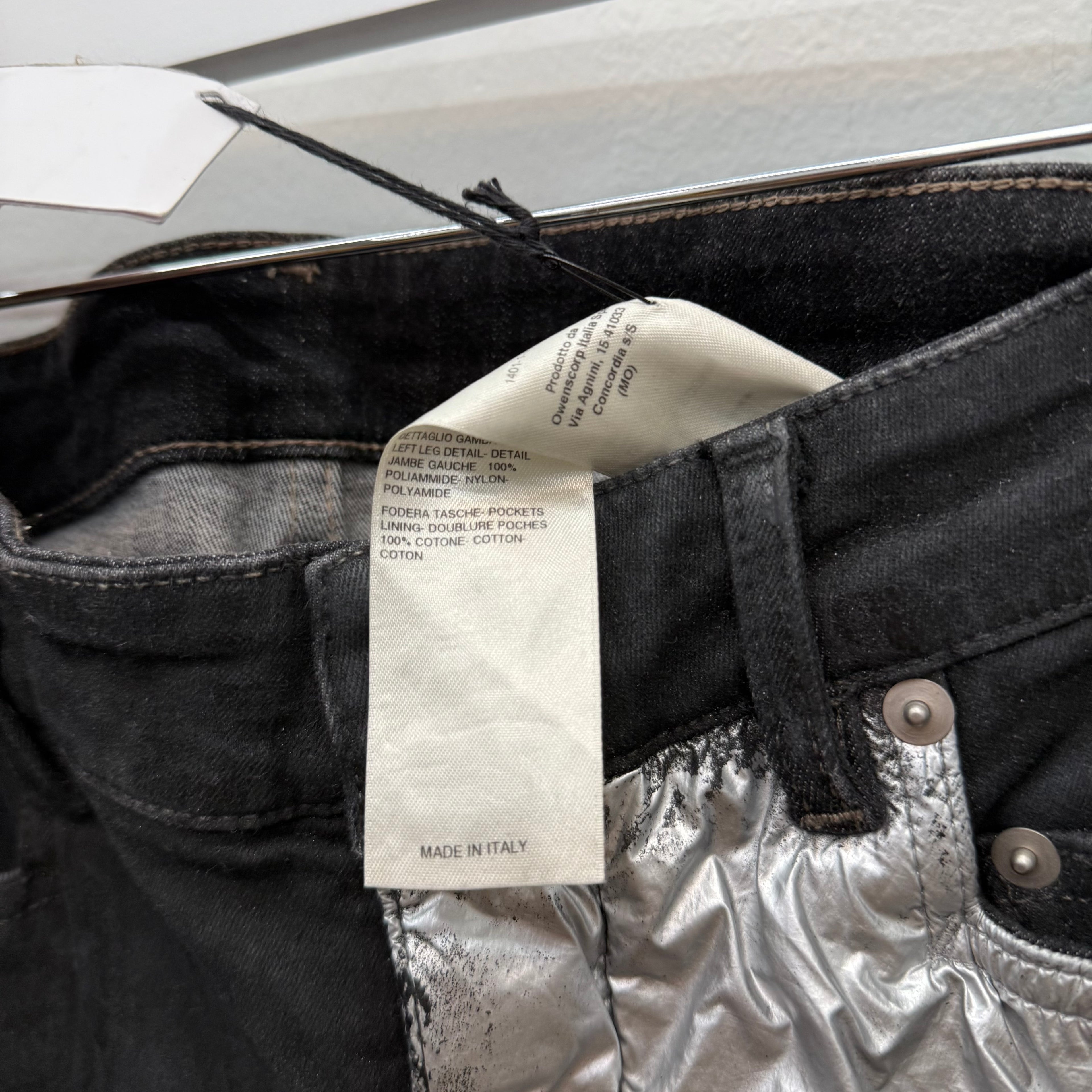 Rick Owens Tyron Cut Denim Jeans - Size 32