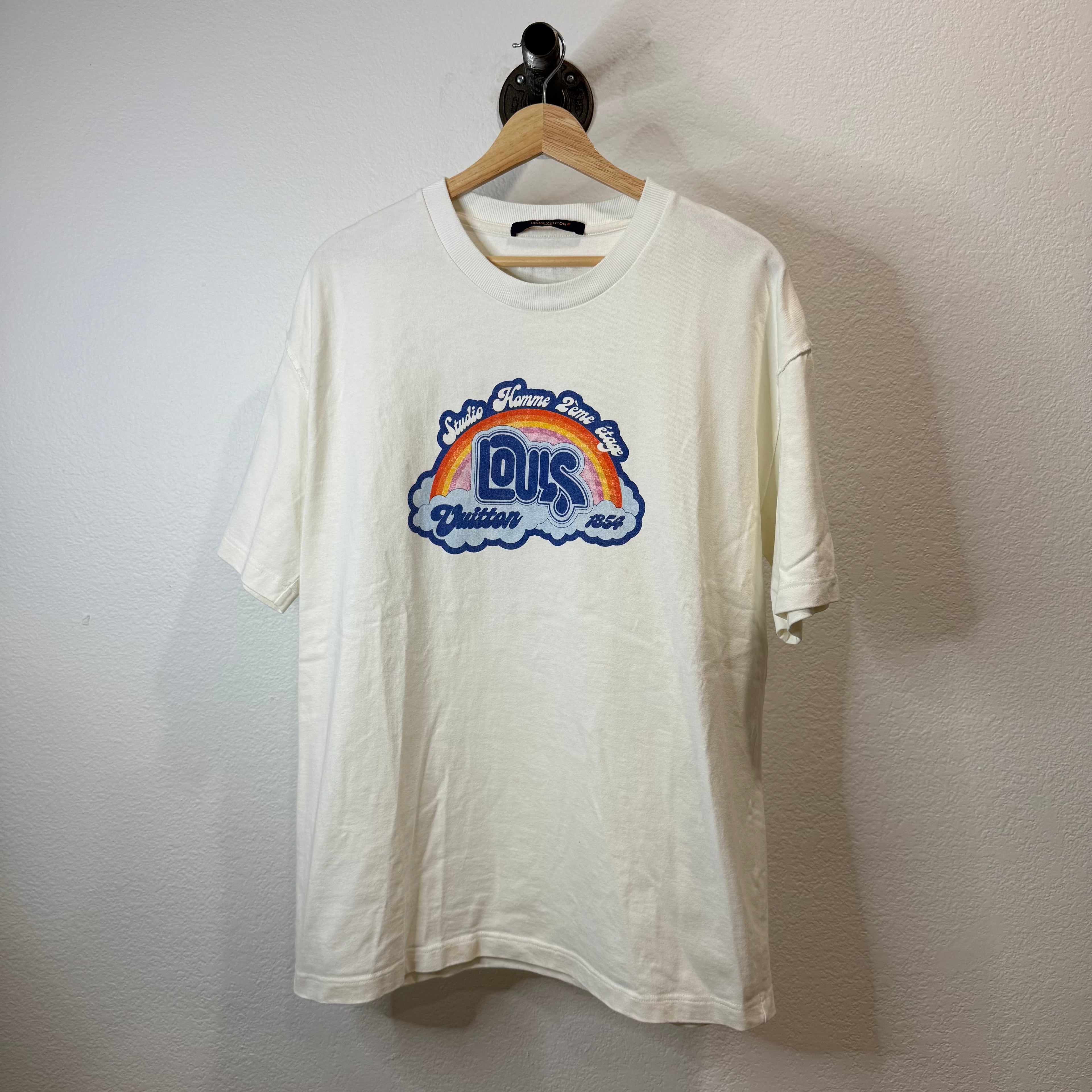 Louis Vuitton Rainbow Cloud T-Shirt - Size XL