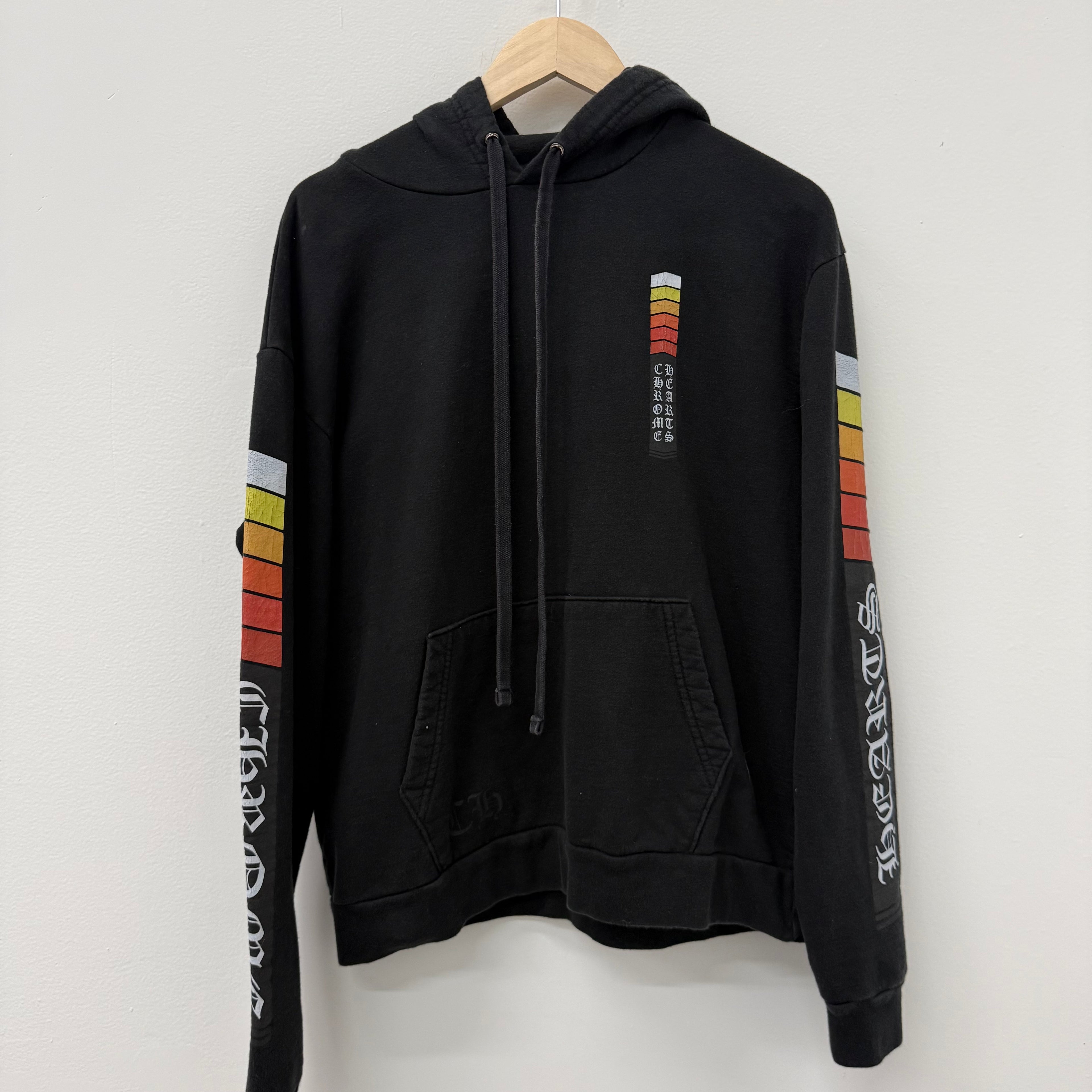 Chrome Hearts Hollywood Gradient Hoodie Black - Size XS